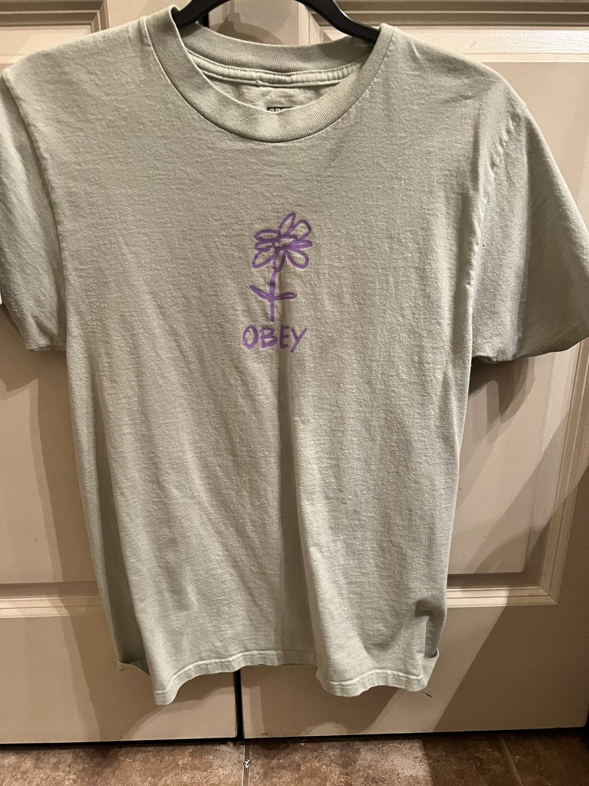 Obey Obey Flower Tee Size US S / EU 44-46 / 1 - 1 Thumbnail