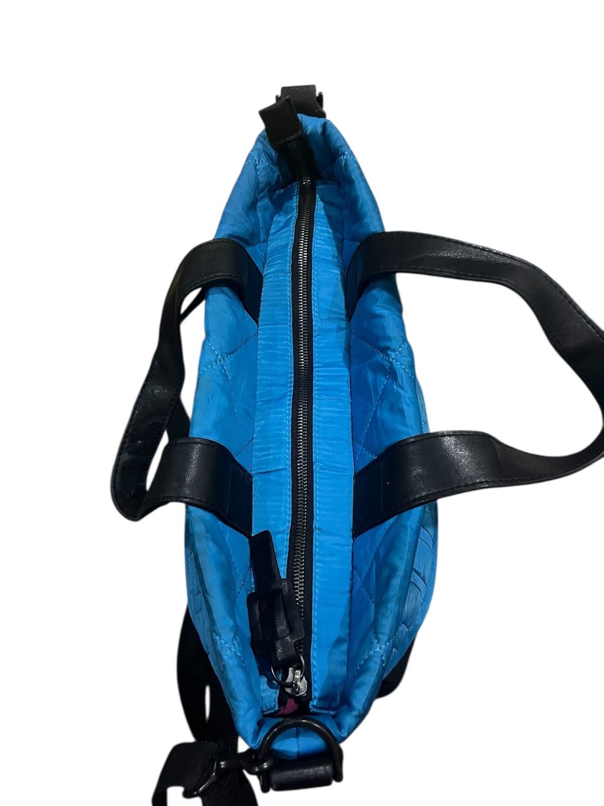 Diesel DIESEL BLUE QUILITED NYLON 2WAY SHOULDER BAG/TOTE BAG Size ONE SIZE - 3 Thumbnail