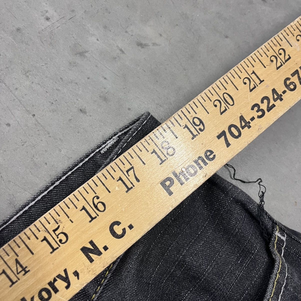 Akademiks × Vintage CRAZY Y2K Baggy Wide Leg Denim Embroidered Pockets skater Size US 38 / EU 54 - 5 Thumbnail