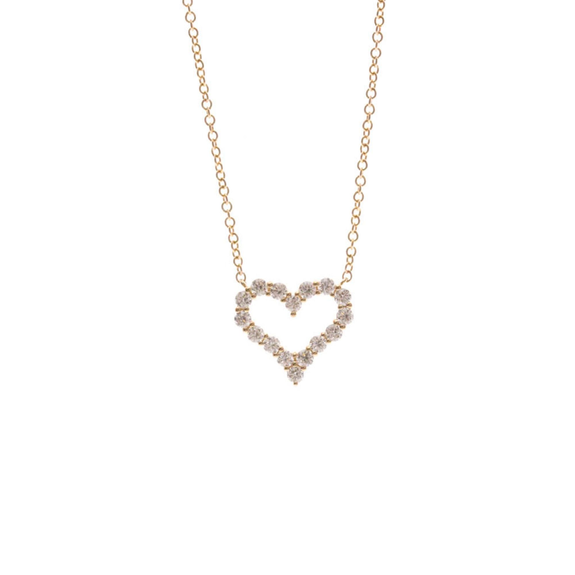 Tiffany & Co. Tiffany Sentimental Heart Necklace Pink Gold (18K) Diamond Men,Women Fashion Pendant Necklace (Pink Gold) Size ONE SIZE - 1 Thumbnail