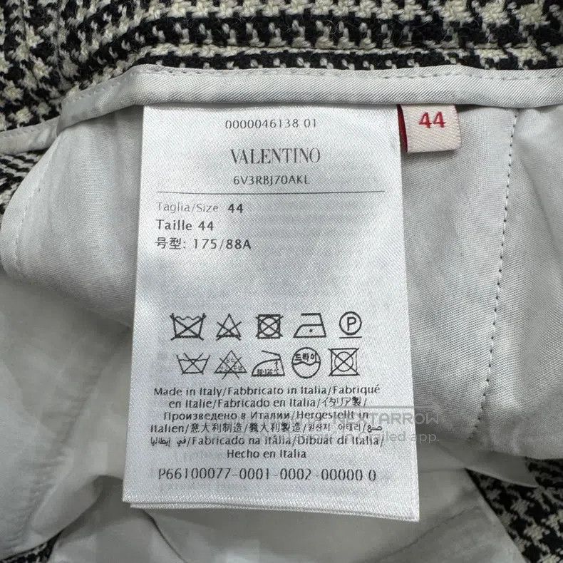 Valentino Valentino Houndstooth wool slacks Size 28" / US 6 / IT 42 - 3 Thumbnail