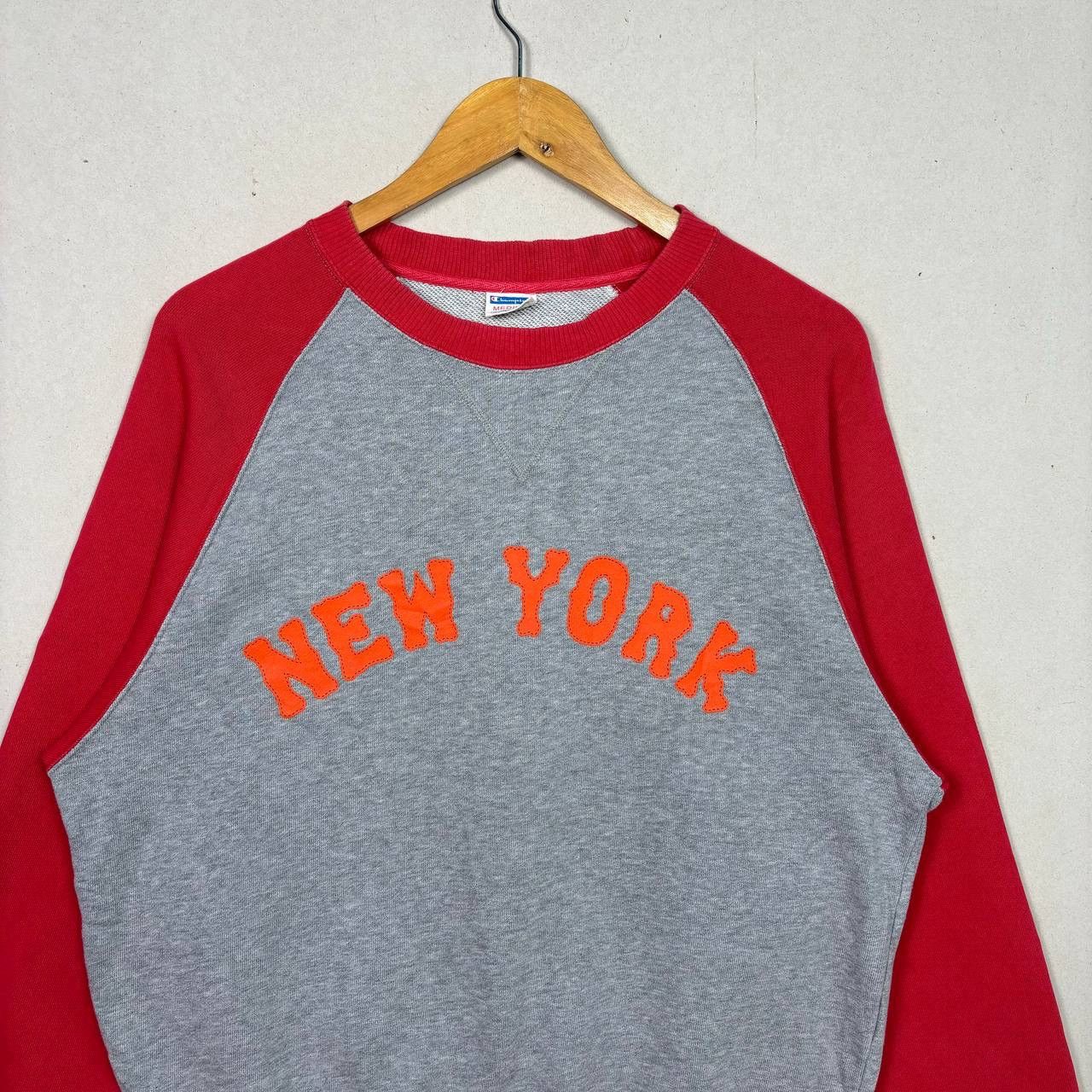 Champion Vintage Champion New York Raglan Boxy Sweatshirt Jumper Size US M / EU 48-50 / 2 - 3 Thumbnail