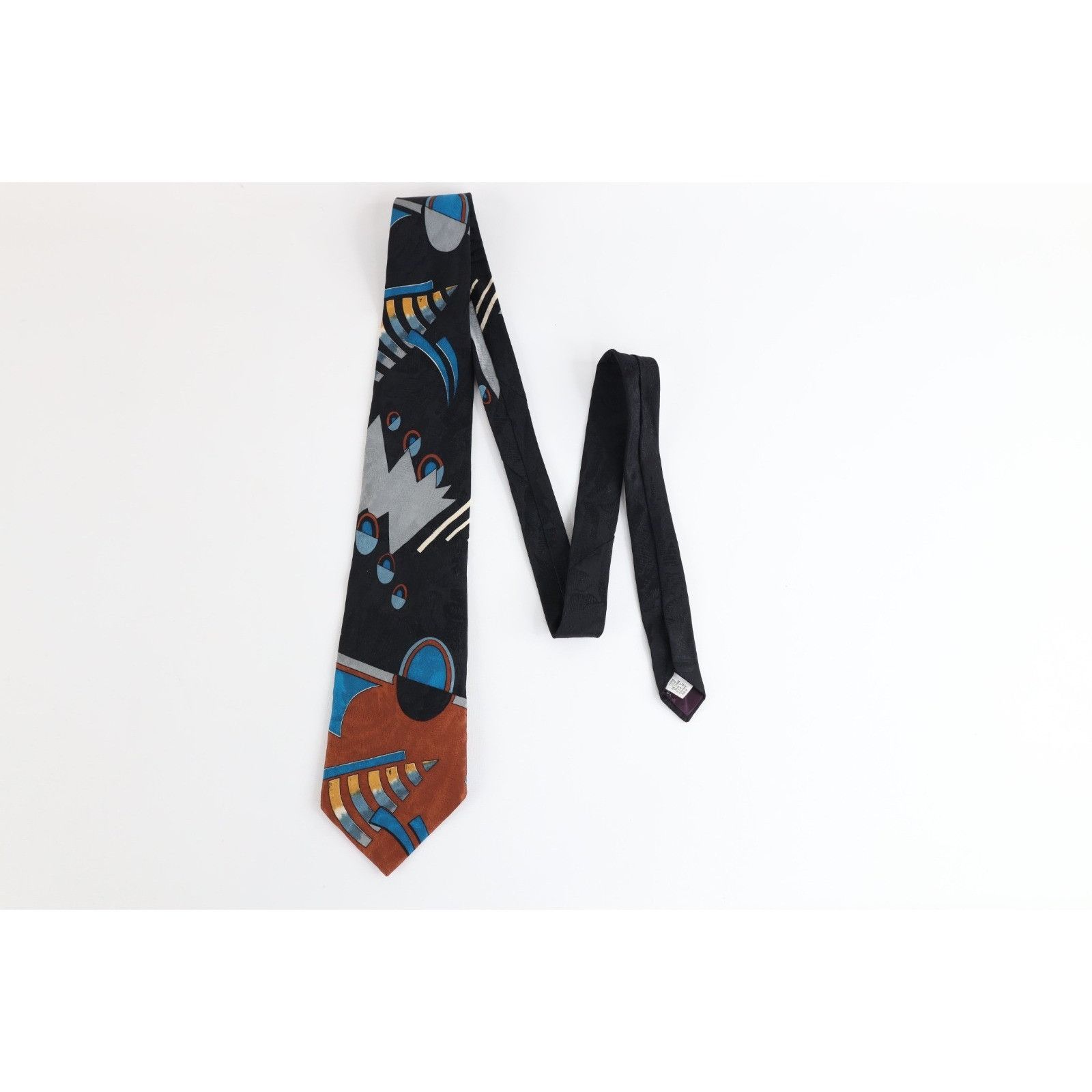Vintage Vintage 80s 90s Streetwear Abstract Cubist Art Neck Tie Size ONE SIZE - 5 Thumbnail