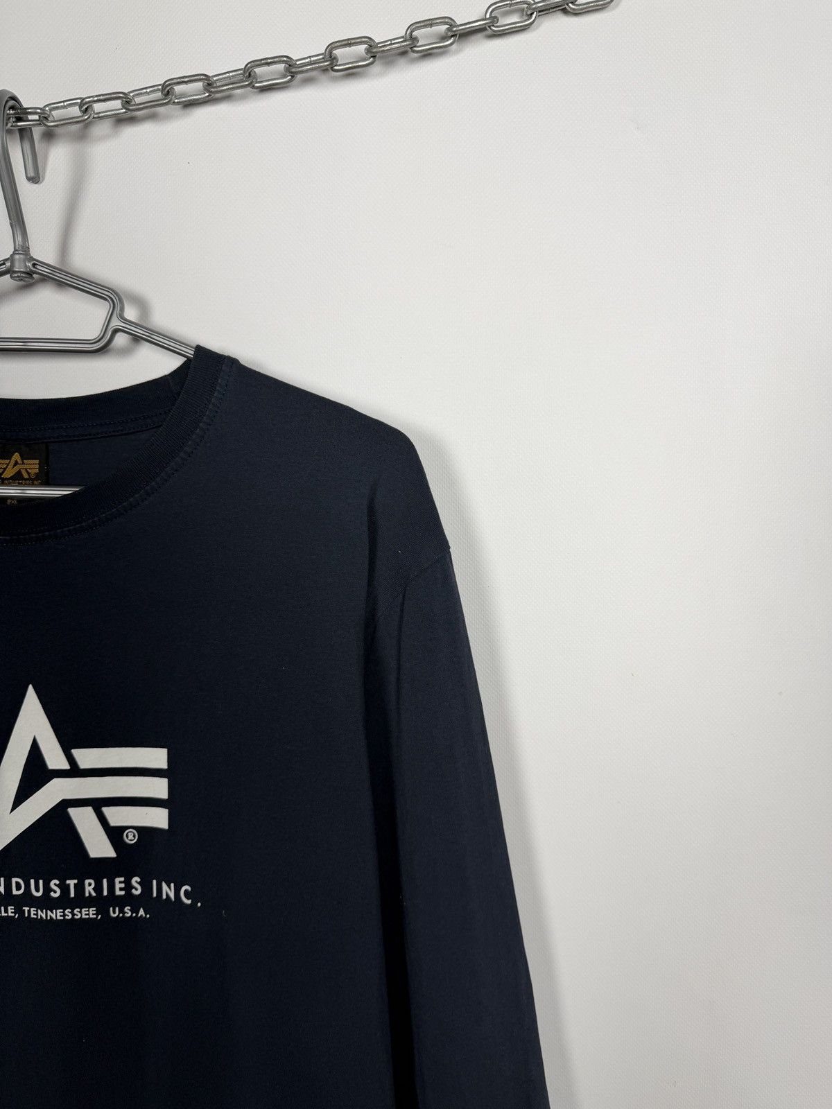 Alpha Industries Alpha Industries Long Sleeve T-Shirt Streetwear Casual 2XL Size US XXL / EU 58 / 5 - 2 Thumbnail