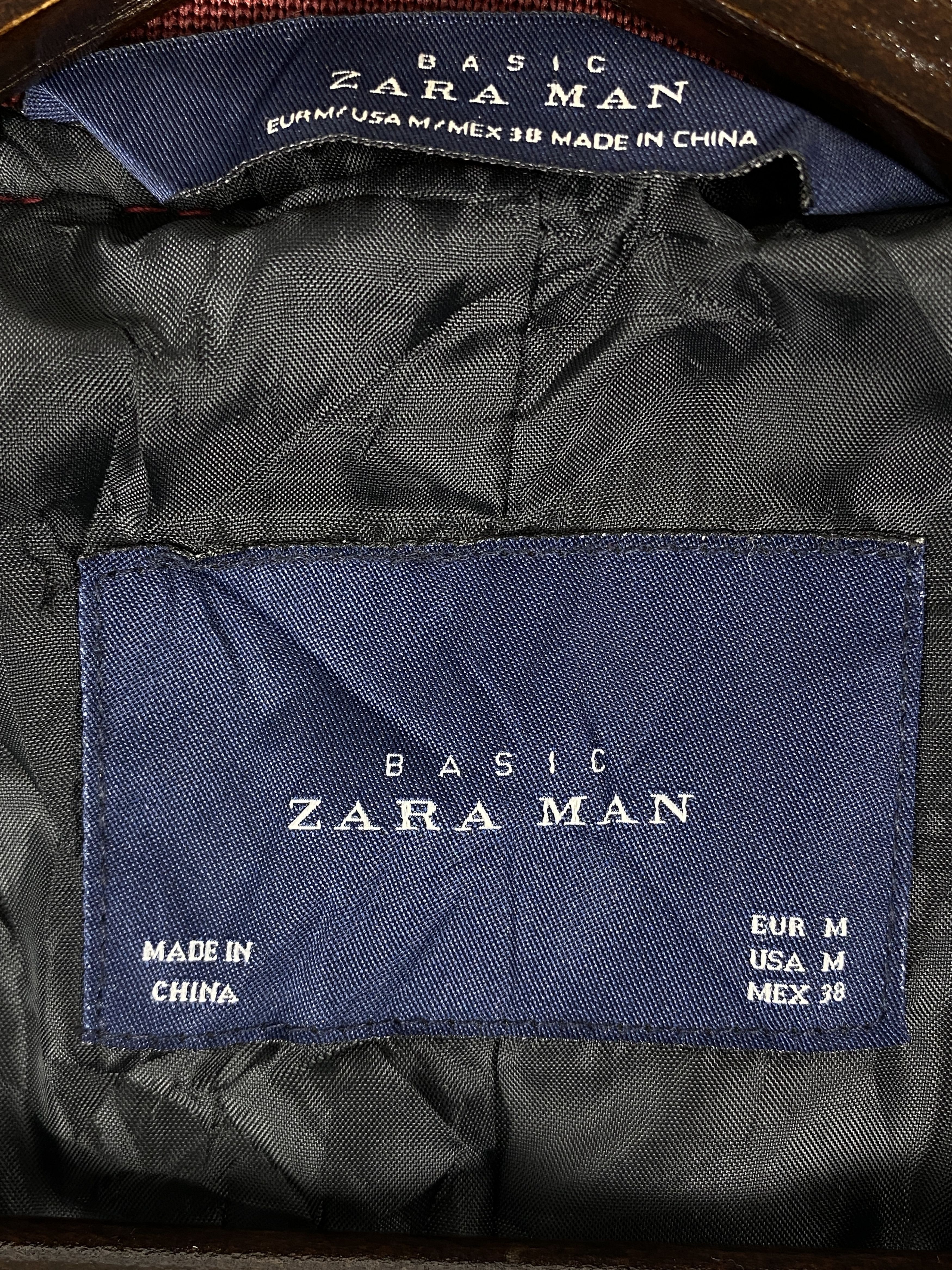 Vintage × Zara Vintage Zara Man Quilted Lining Jacket Size US XS / EU 42 / 0 - 8 Thumbnail