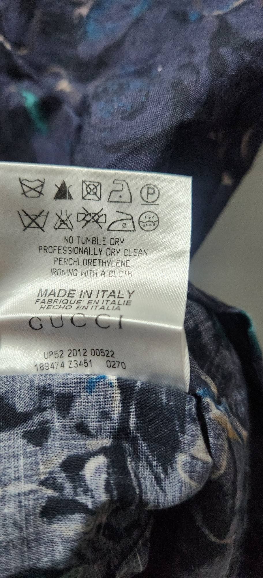 Gucci Gucci x Tom Ford Button Up Long Sleeve Slim Printed Design Size US M / EU 48-50 / 2 - 4 Thumbnail