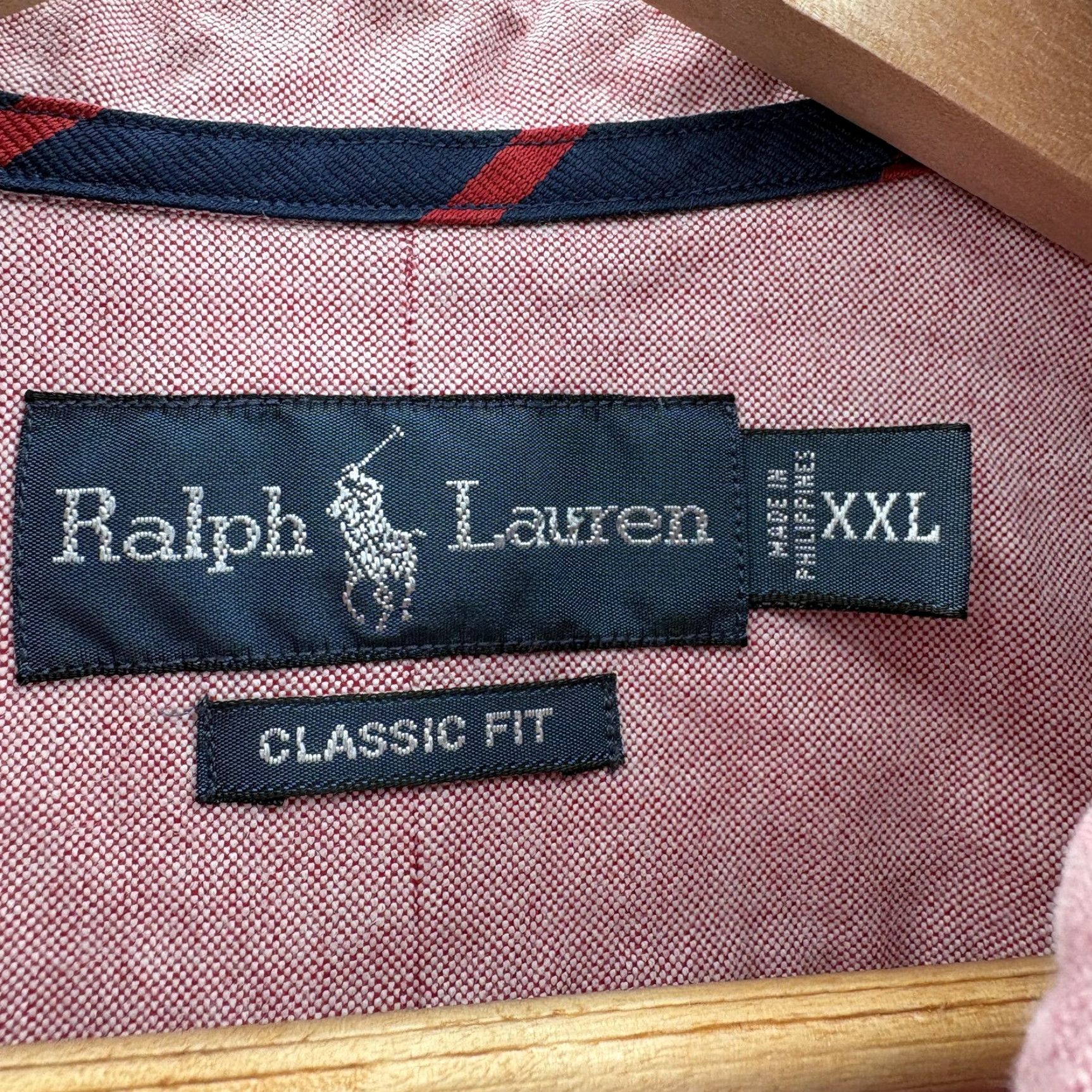 Ralph Lauren Ralph Lauren Shirt Mens 2XL Pink Cotton Classic Fit Long Sleeve Button Down Pony Size US XXL / EU 58 / 5 - 3 Thumbnail