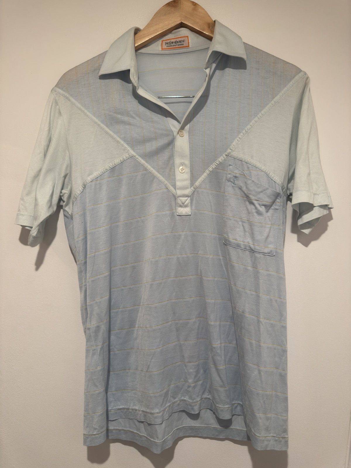 Yves Saint Laurent YSL Polo Shirt x Vintage x Luxury - Yves Saint Laurent Size US S / EU 44-46 / 1 - 3 Thumbnail