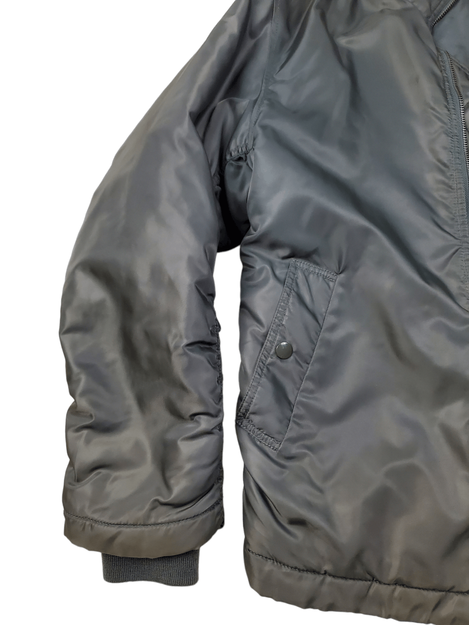 Uniqlo Uniqlo Bomber Jacket Army Green Military Style Size US M / EU 48-50 / 2 - 5 Thumbnail