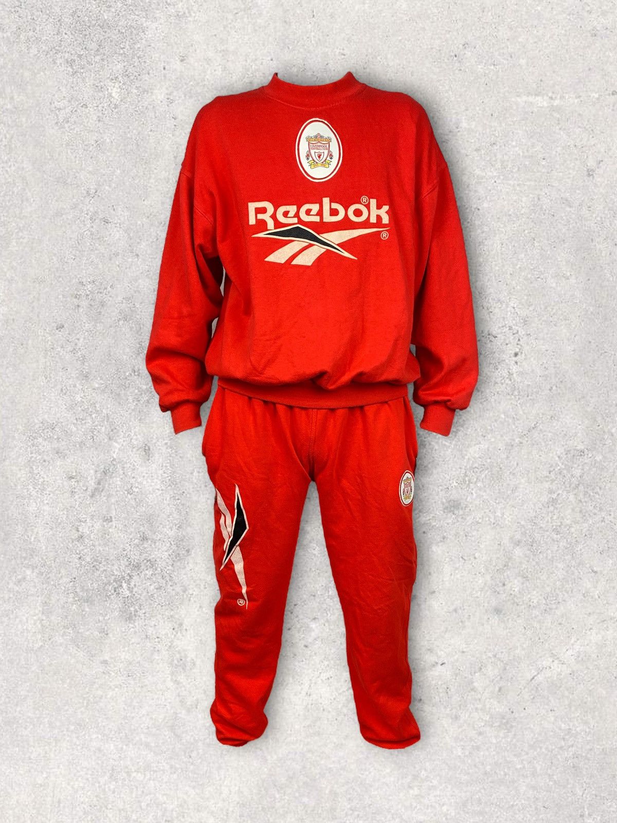 Liverpool × Reebok × Vintage 90's Very rare central logo