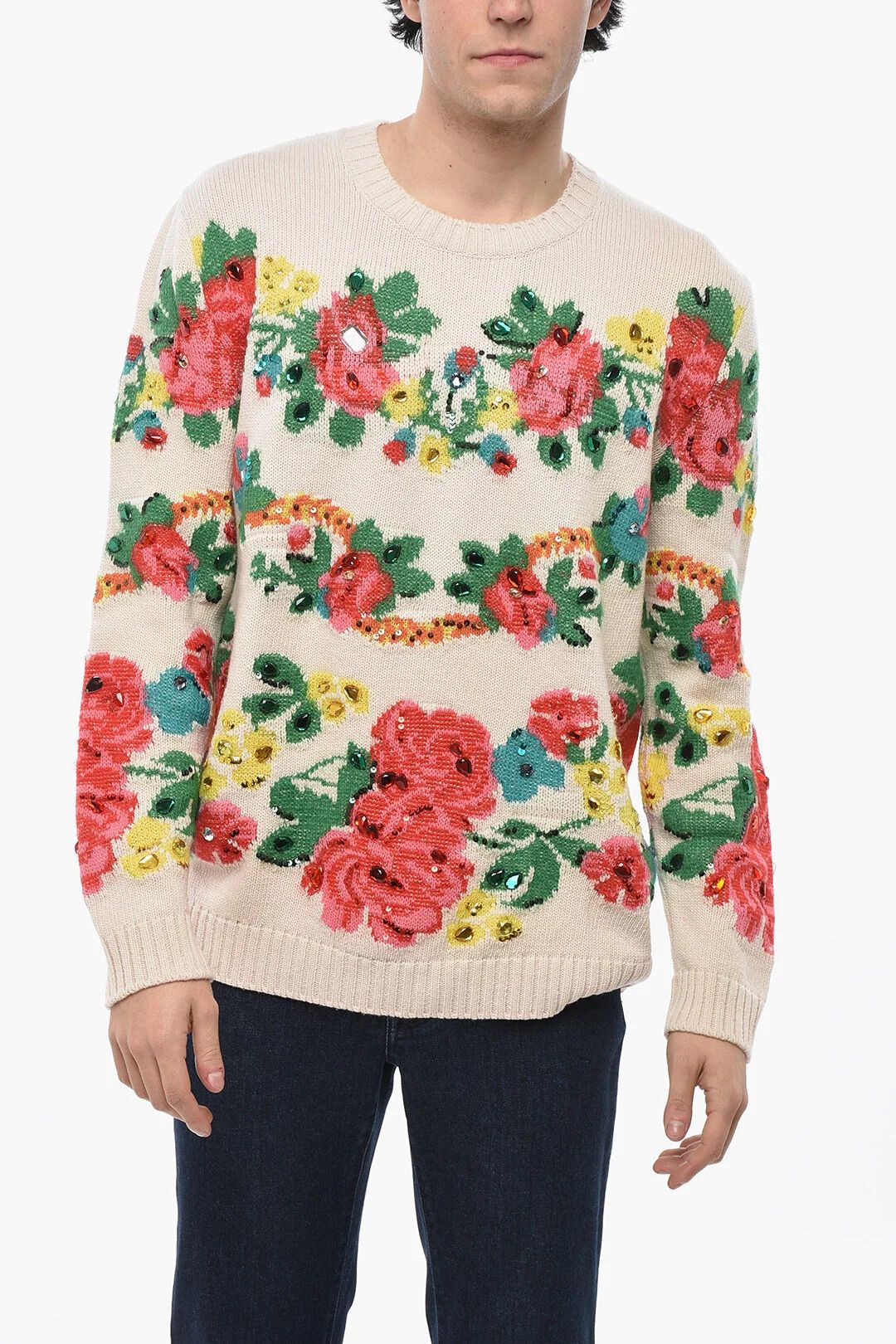 Gucci og1mm0426 Crewneck Sweater in Multicolor Size US L / EU 52-54 / 3 - 1 Thumbnail