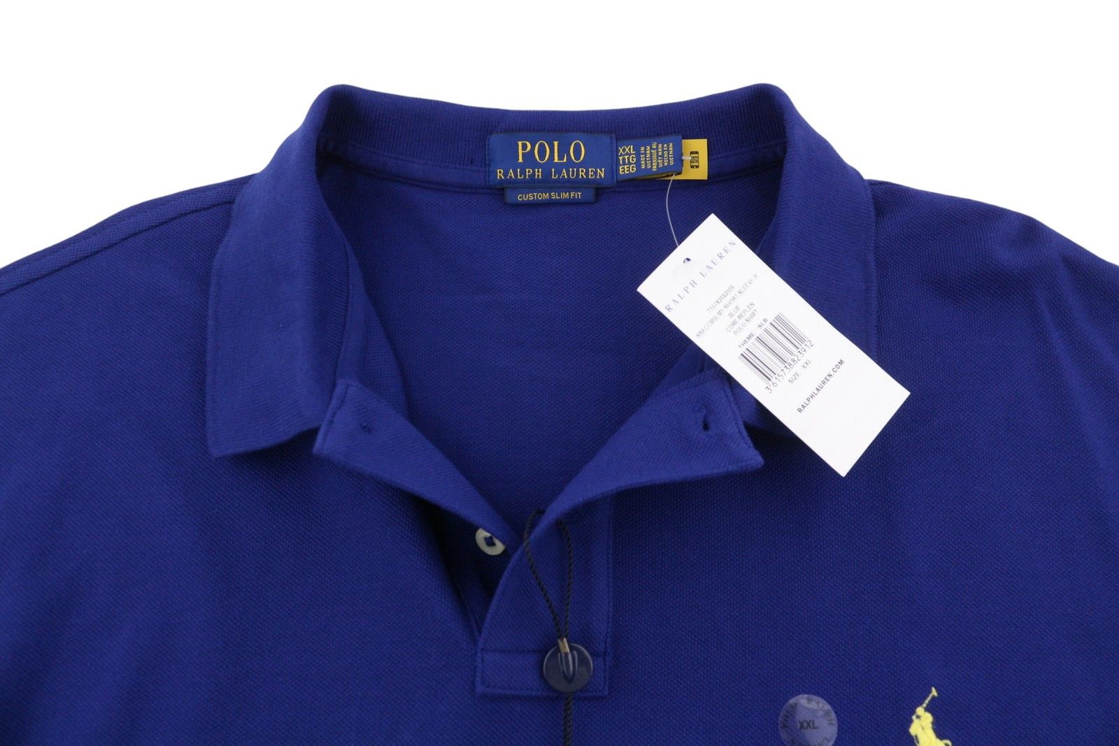 Ralph Lauren CUSTOM SLIM FIT 2XL Dark Embroidered Logo 87907 Size US XXL / EU 58 / 5 - 6 Thumbnail
