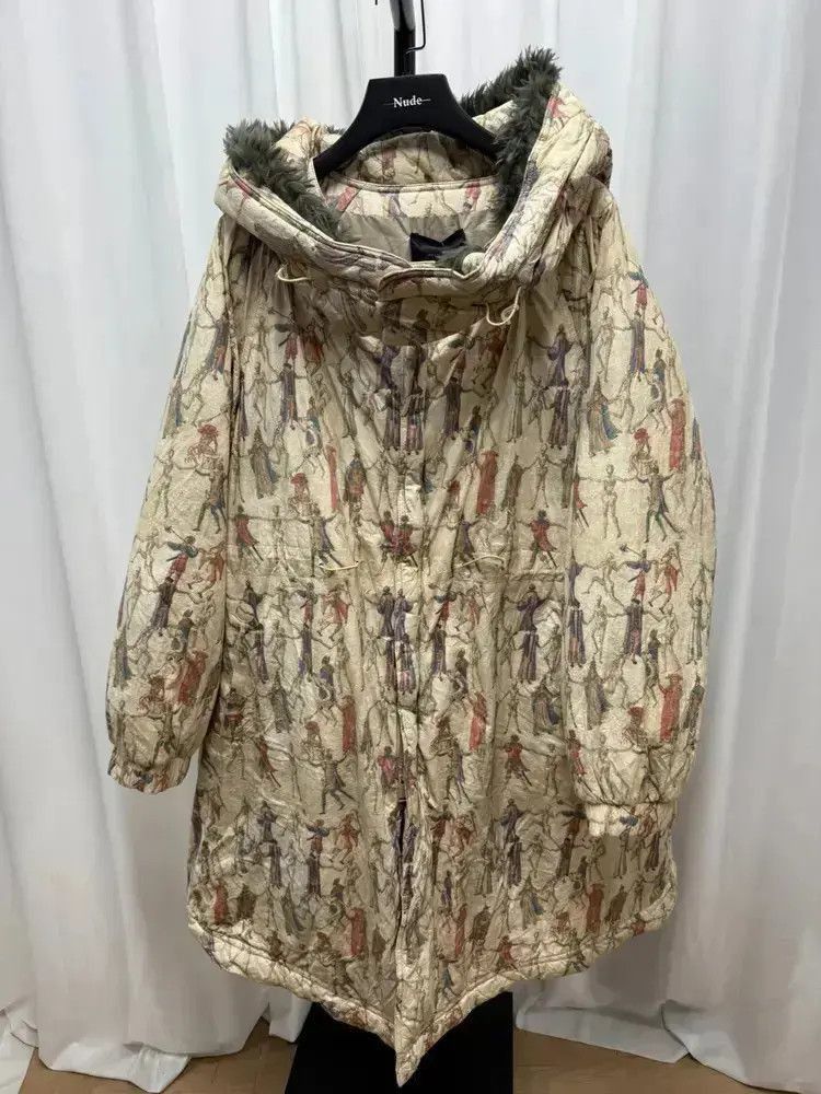 Sz 3 Undercover Death Dance Full Print Parka-2507