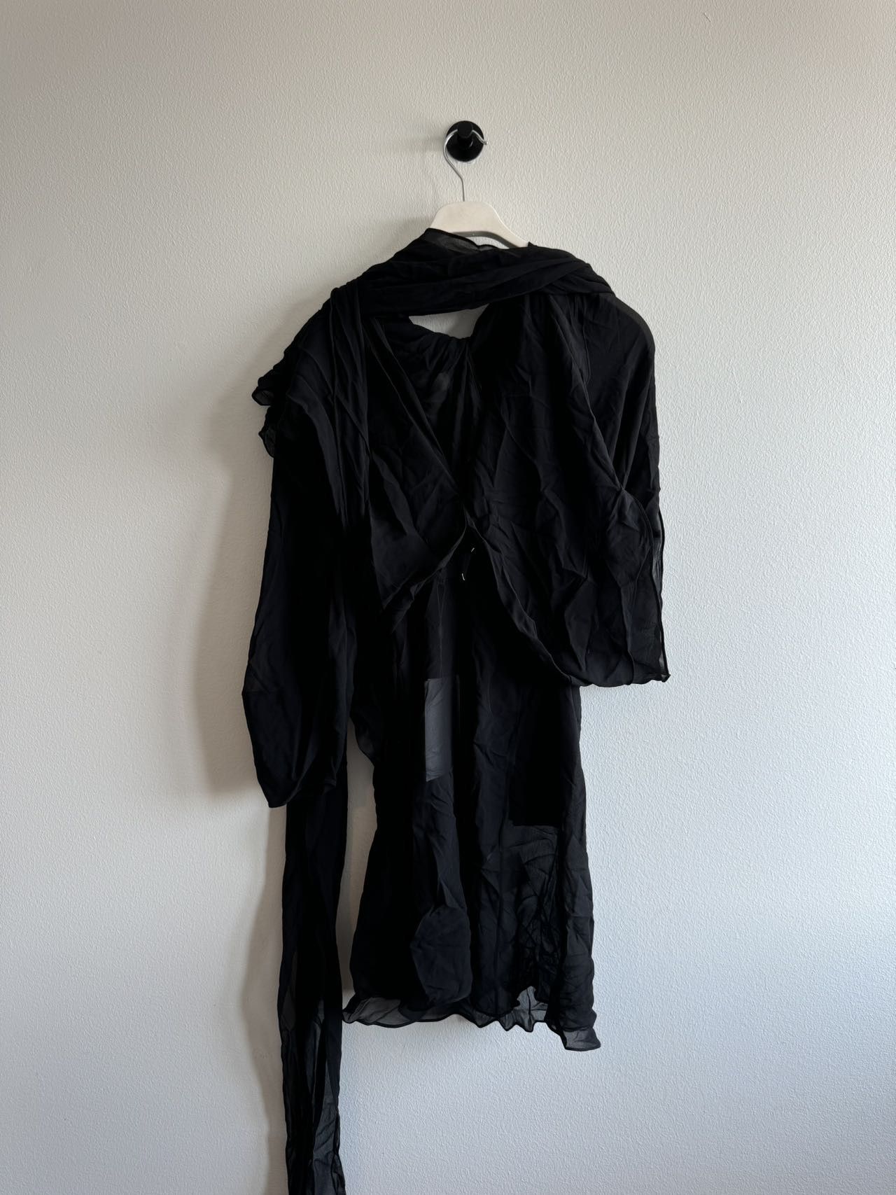 Maison Margiela Maison Margiela Women's Long Sleeve Dress Black Size XS / US 0-2 / IT 36-38 - 5 Thumbnail
