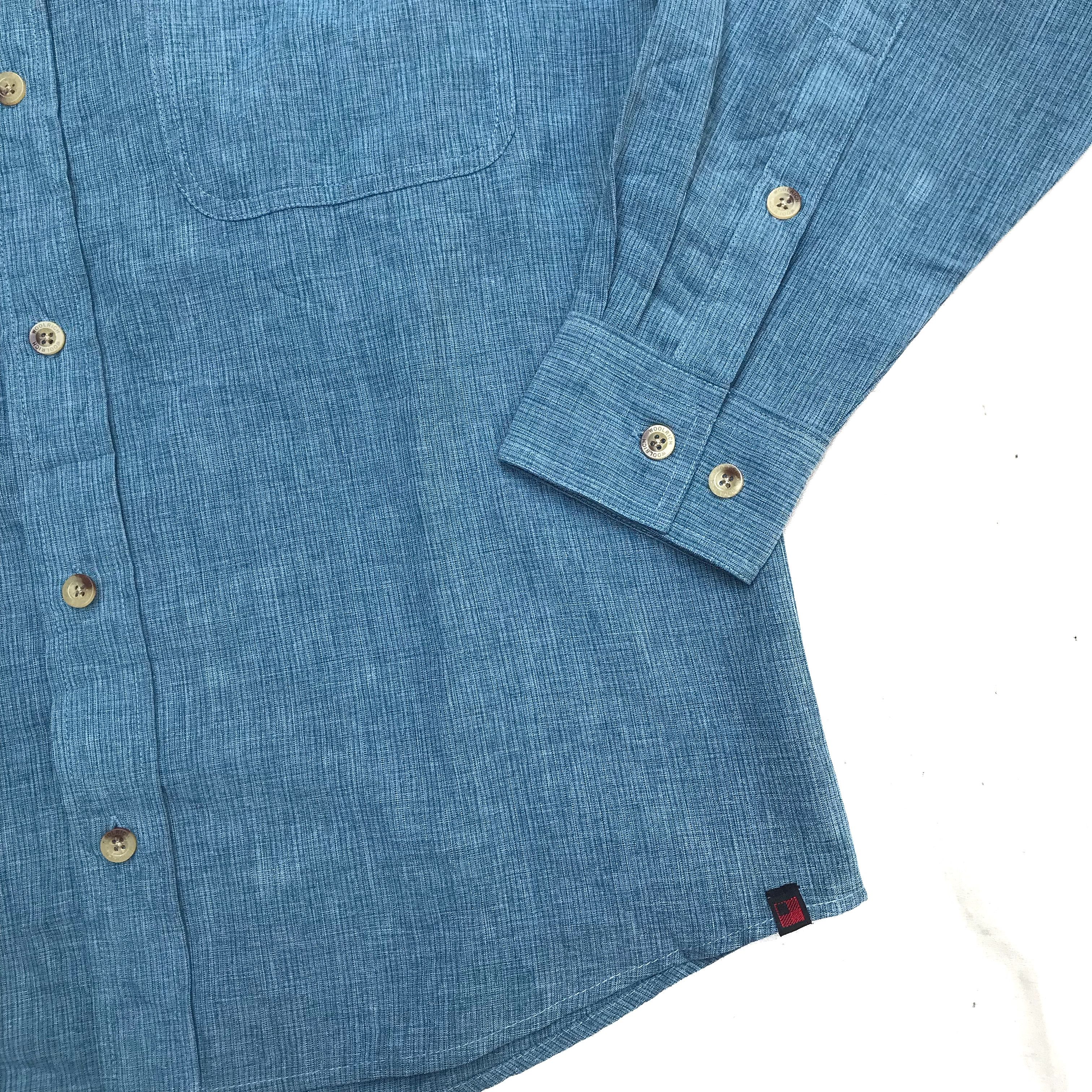 Woolrich Woolen Mills Woolrich Cpo Officer Military Navy corduroy shirt Woolrich Size US L / EU 52-54 / 3 - 2 Thumbnail