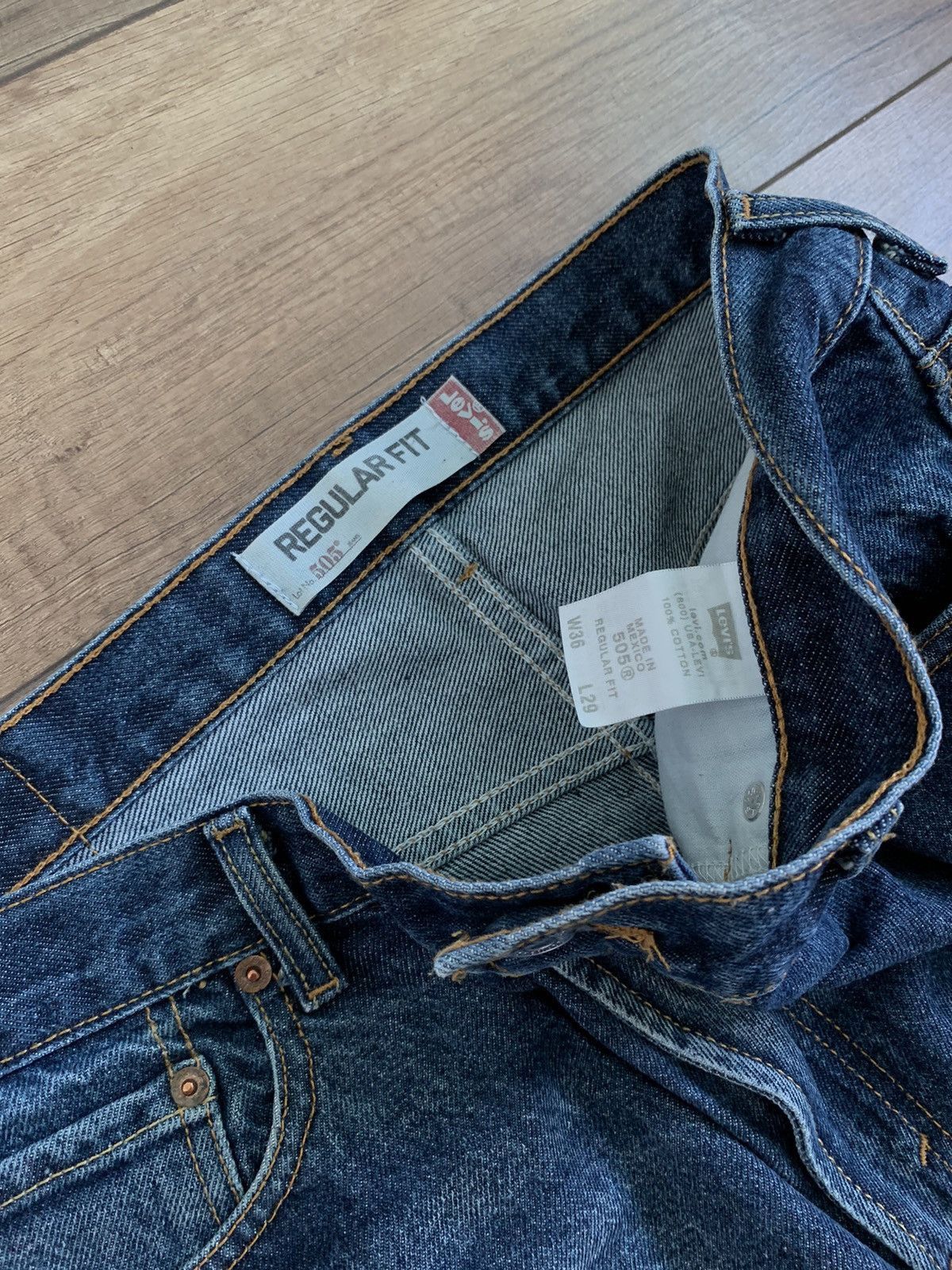 Levi's Vintage Levi's 505 Distressed Wide Jeans Denim Pants Size US 36 / EU 52 - 12 Thumbnail