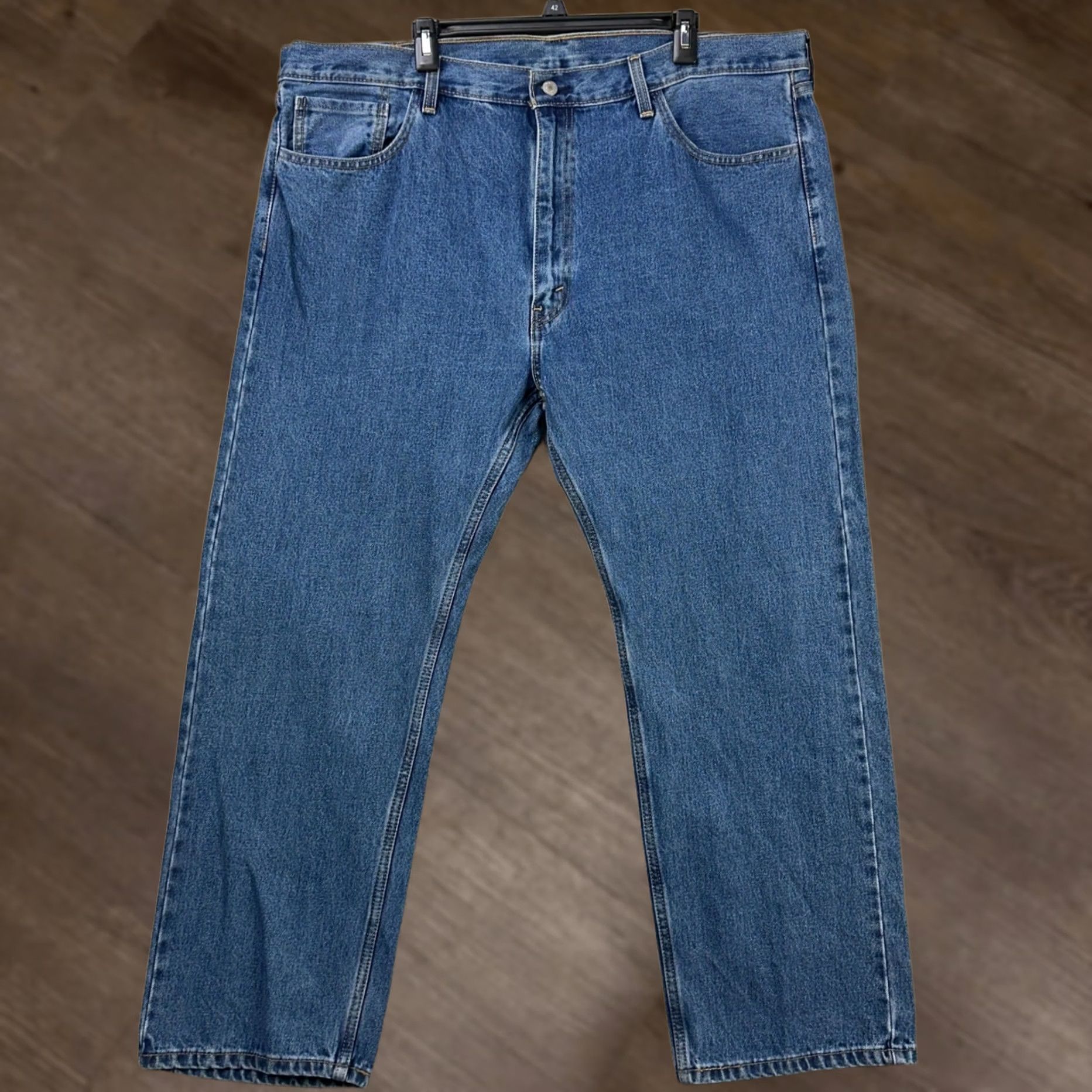 Levi's VINTAGE? No. Levi's 511 Jeans Straight Leg 44X30 Blue Washed 5 Pocket Red Tab Casual NEW Size US 44 / EU 60 - 1 Thumbnail