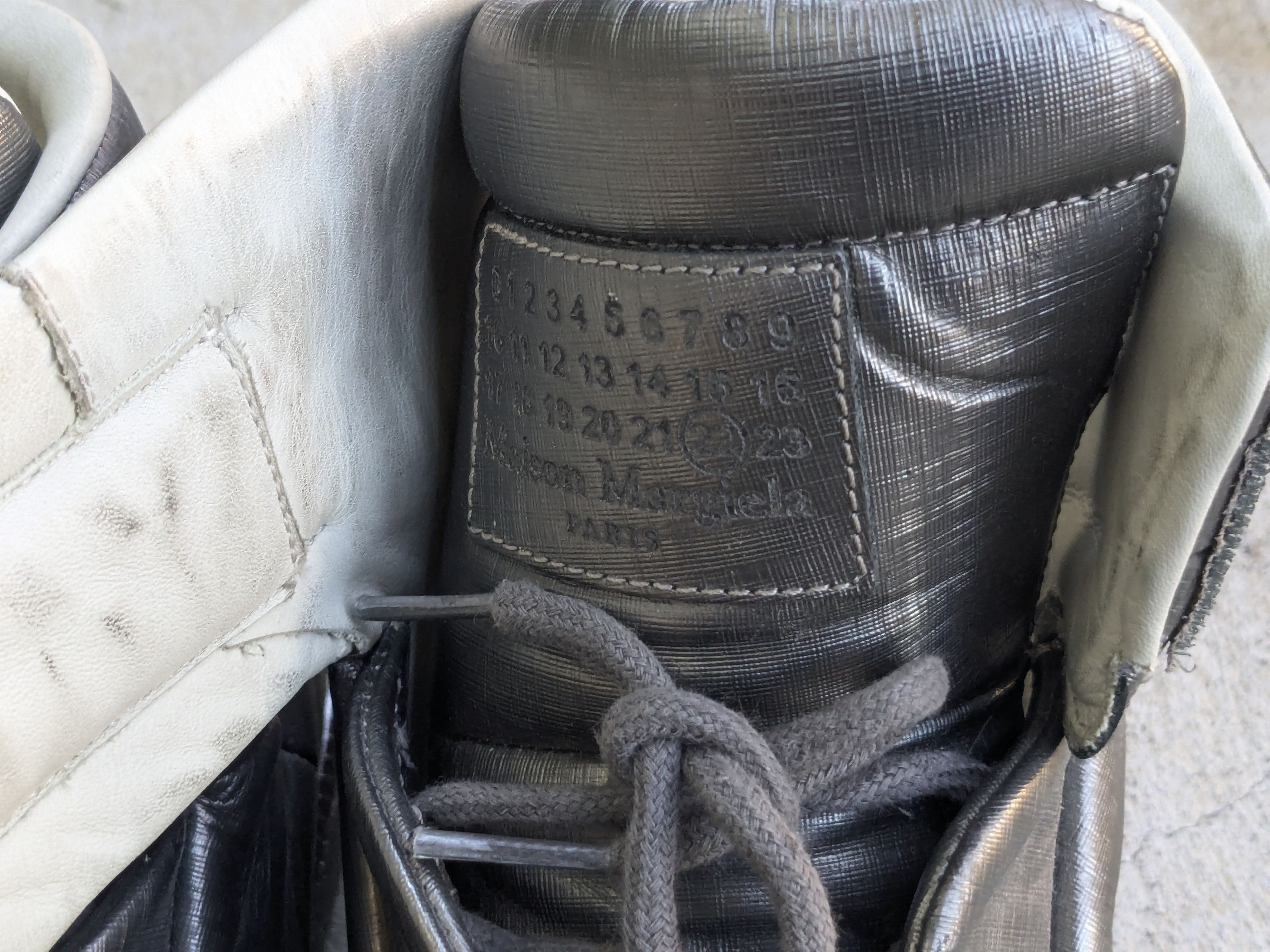 Maison Margiela Maison Margiela Future Silver 10 43 High Tops Leather Size US 10 / EU 43 - 6 Thumbnail