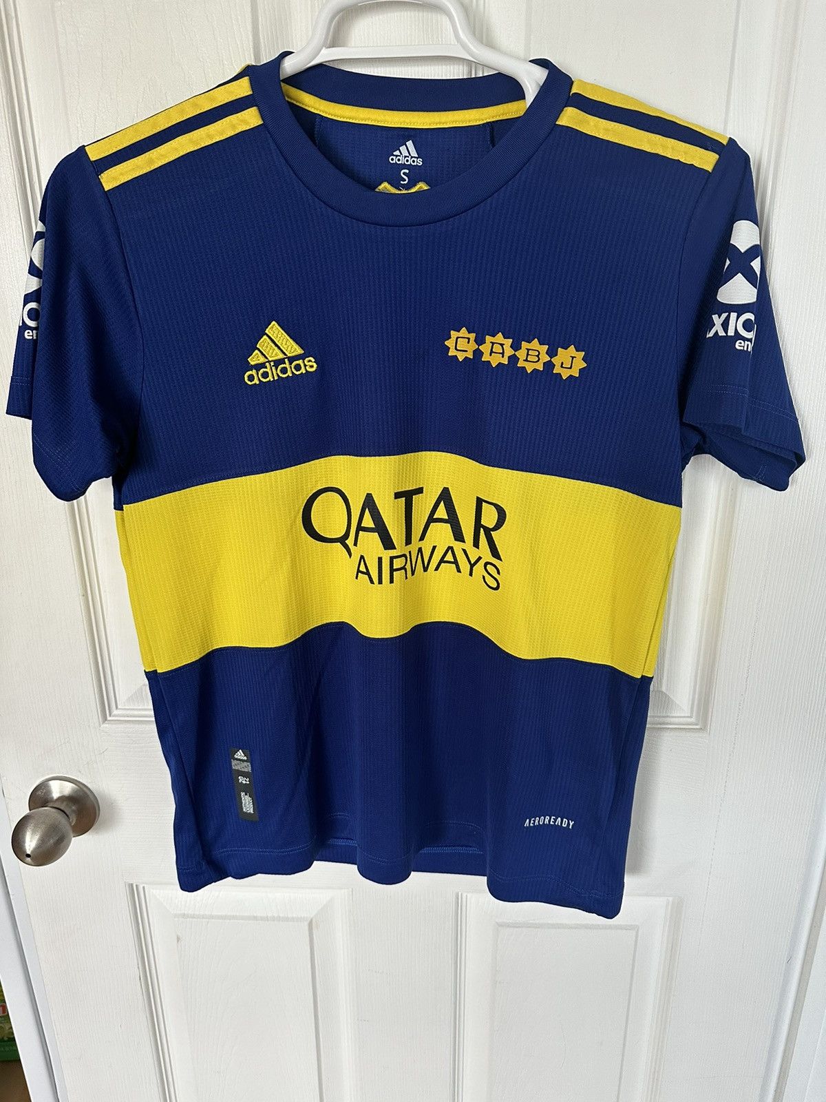 Adidas Adidas Boca Juniors Jersey 2020 W Patches Size US S / EU 44-46 / 1 - 2 Thumbnail