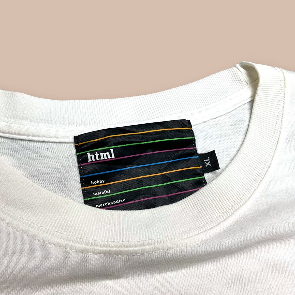 Japanese Brand HTML World Standard "Nudes" Tee Size US XL / EU 56 / 4 - 11 Thumbnail