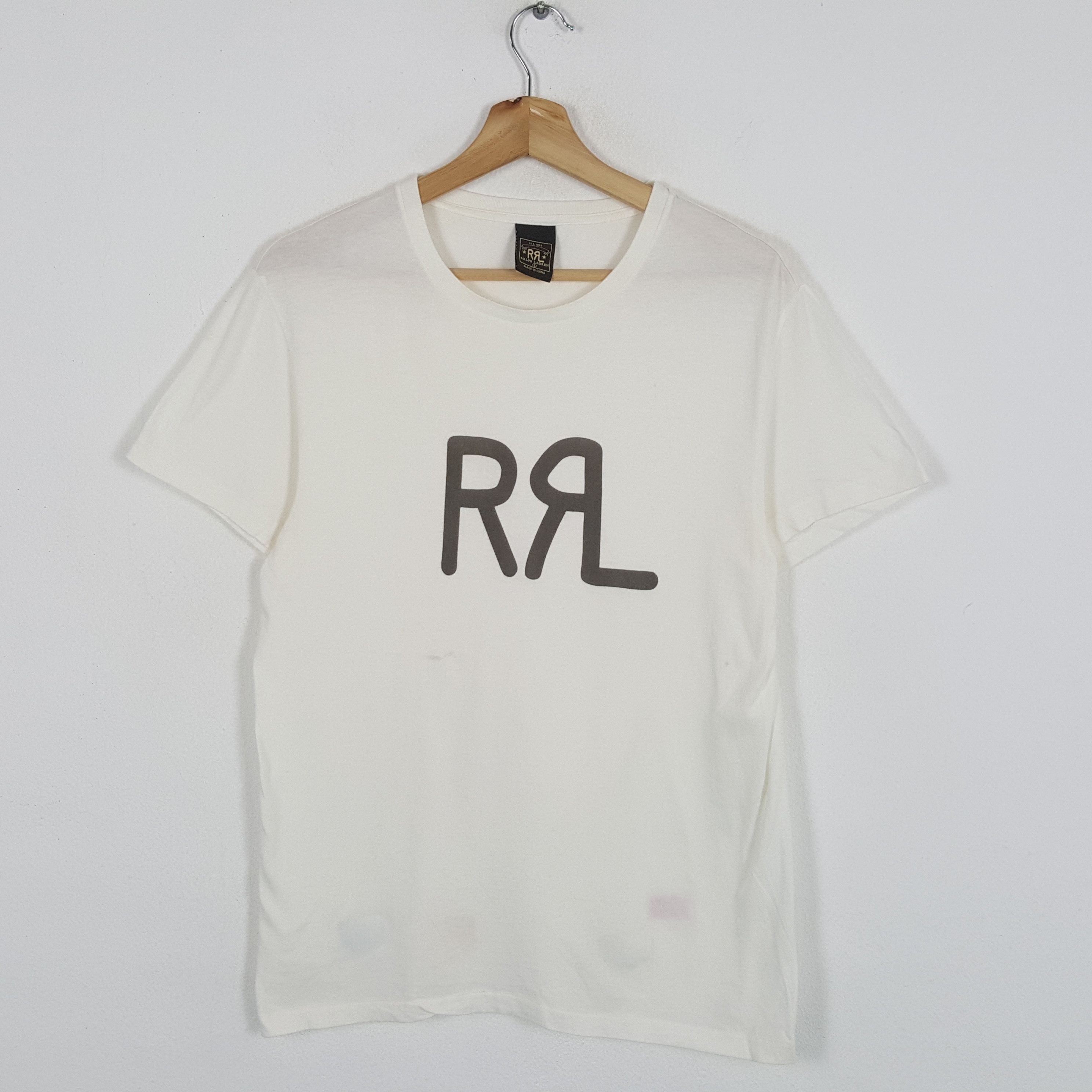 RRL Ralph Lauren × Ralph Lauren × Vintage Vintage RALPH LAUREN Polo Double RL Logo T-Shirts Size US S / EU 44-46 / 1 - 1 Thumbnail