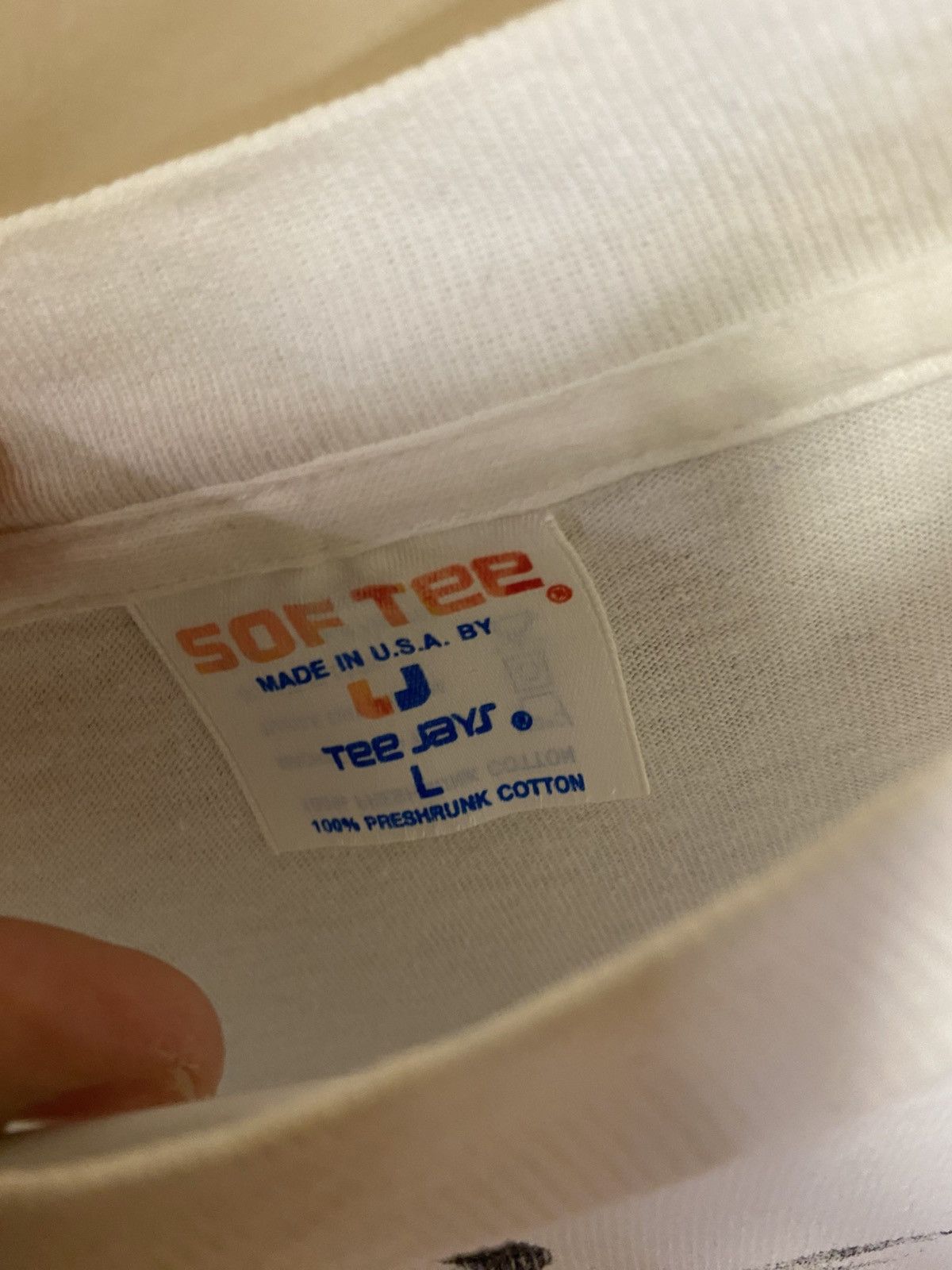 Vintage Softee 90s M.C Escher AOP T-Shirt Size US L / EU 52-54 / 3 - 3 Thumbnail