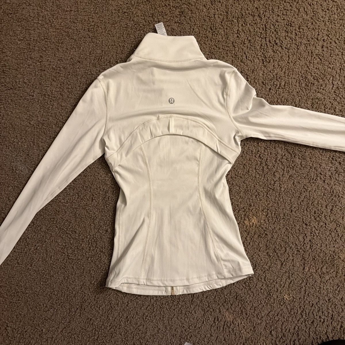 Lululemon White lululemon with gold zippers define jacket Size XS / US 0-2 / IT 36-38 - 2 Thumbnail