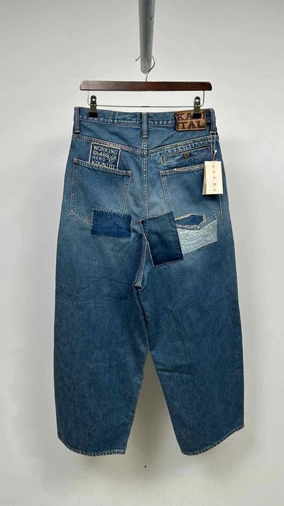 Kapital o1tko10426 Port Baggy Jeans in Indigo Size US 32 / EU 48 - 2 Thumbnail
