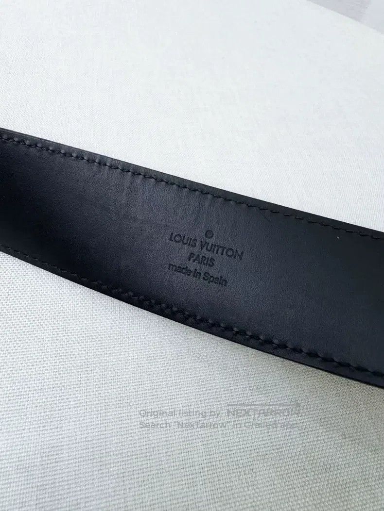 Louis Vuitton Louis Vuitton Classic checkerboard black belt Size ONE SIZE - 4 Thumbnail