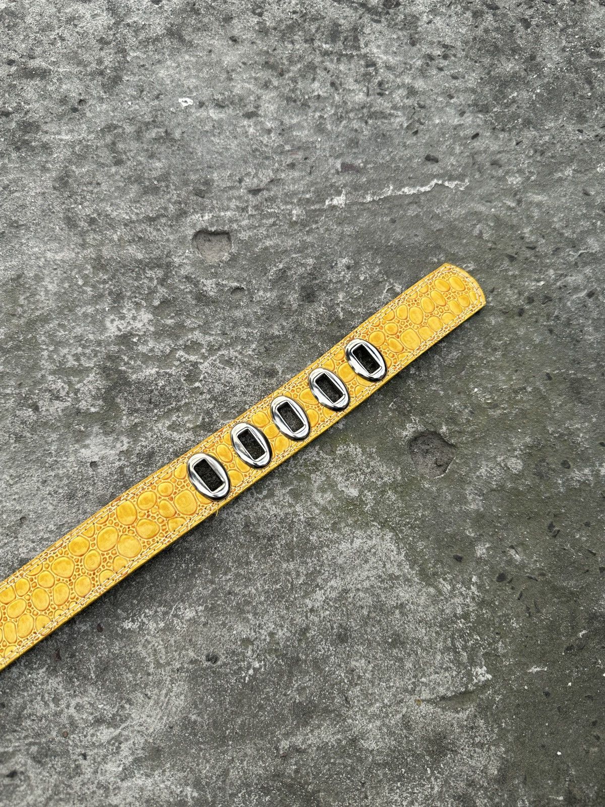 Other Y2K Vintage Yellow Belts Avant Garde Streetwear Opium USA Size ONE SIZE - 2 Thumbnail