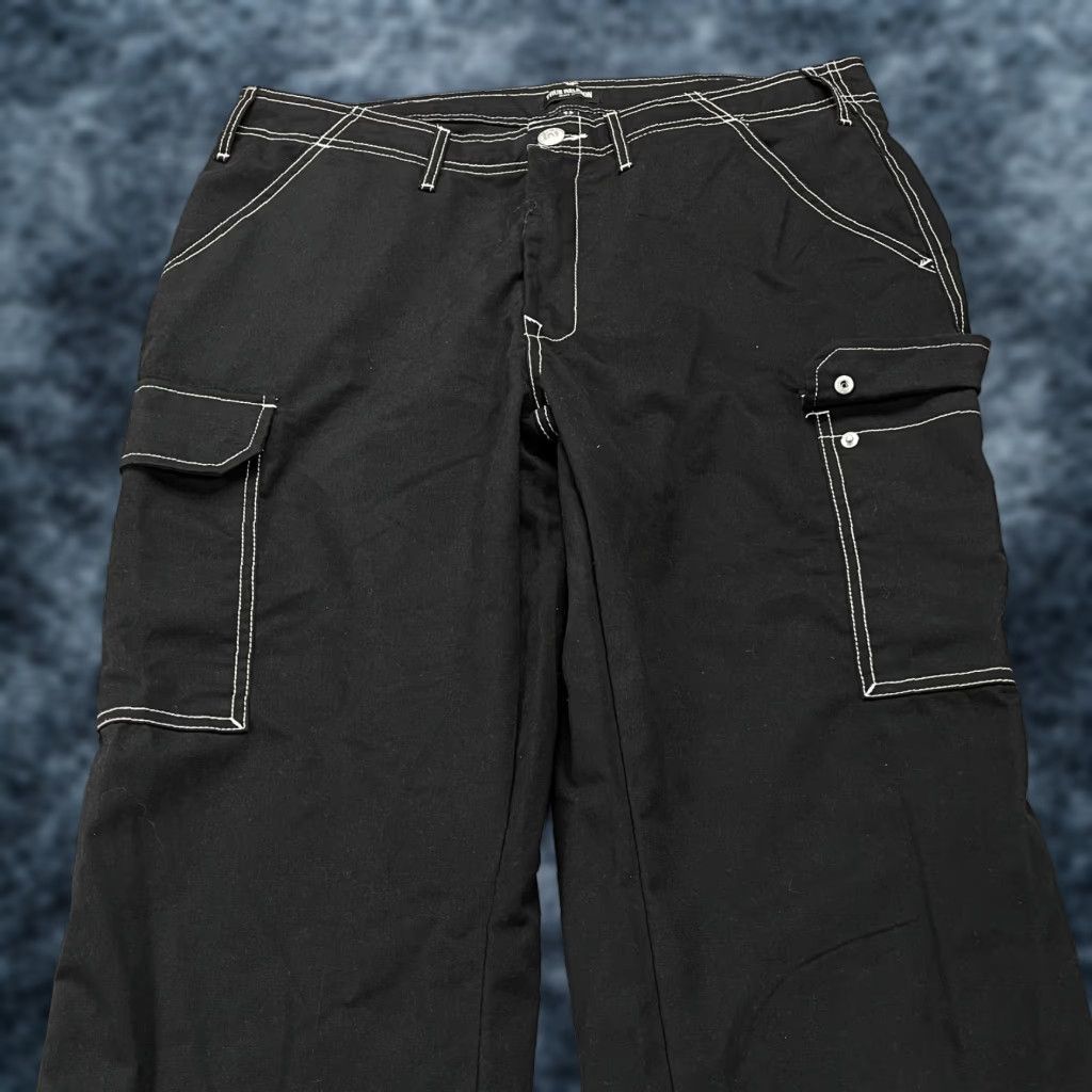 True Religion True Religion Pants Mens 36x32 Black Loose Cargo Pants Casual Skater Designer Size US 36 / EU 52 - 1 Thumbnail