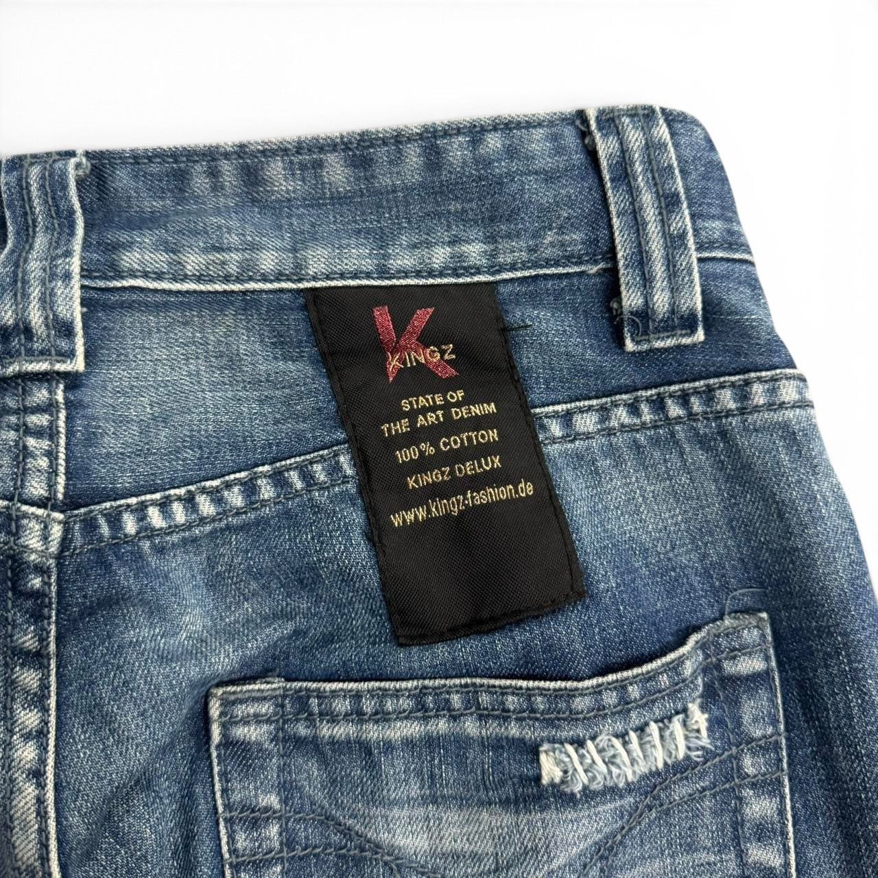Vintage Vintage Patchwork Distressed Denim Size US 30 / EU 46 - 10 Thumbnail