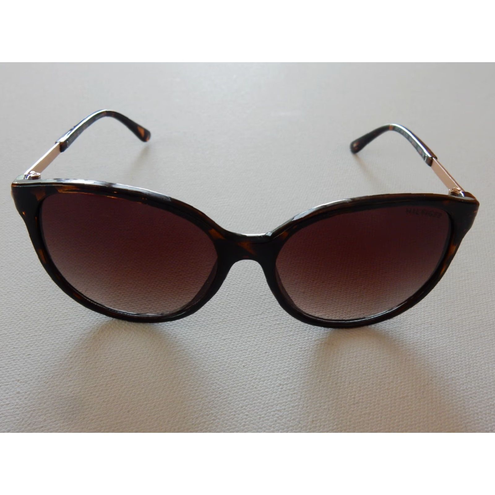 Tommy Hilfiger VINTAGE Tommy Hilfiger Sunglasses Women 56mm Brown Scratch-Resistant Frames Size ONE SIZE - 2 Thumbnail
