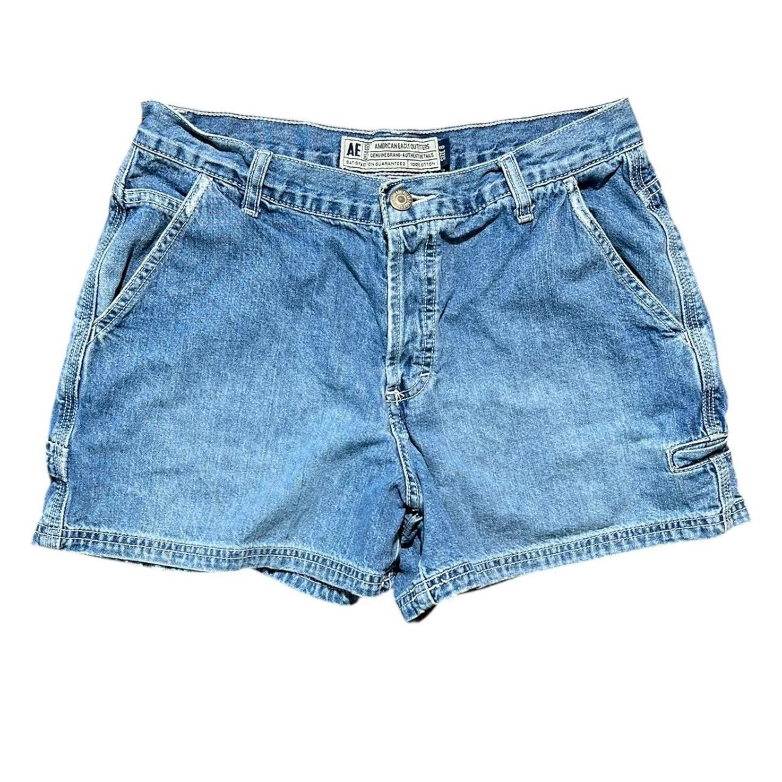 American Eagle Outfitters Vintage American Eagle Outfitters Denim Shorts Size 30" / US 8 / IT 44 - 1 Thumbnail