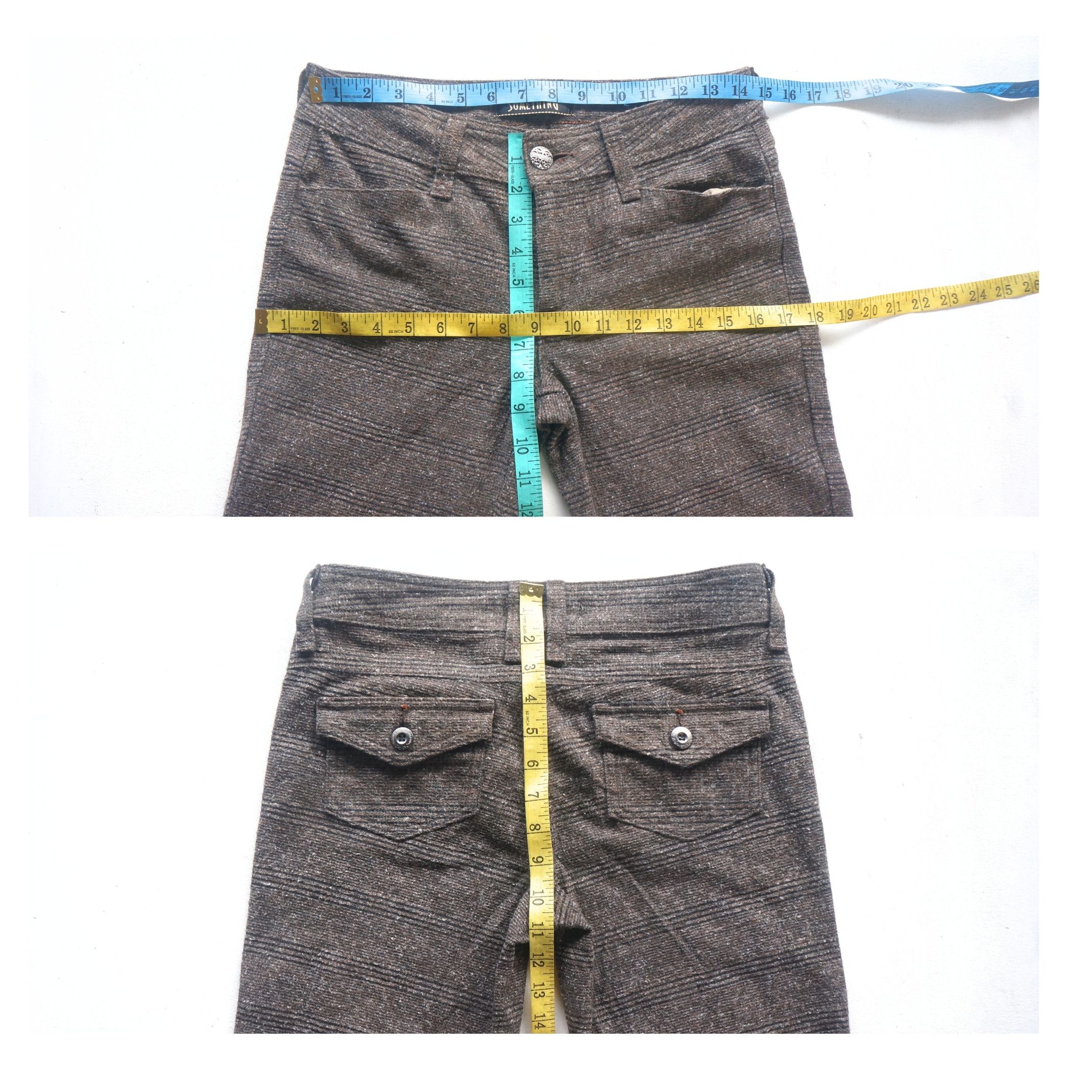 Edwin Something by Edwin Salt and Pepper Horizontal Line Pants Size 28" / US 6 / IT 42 - 8 Thumbnail