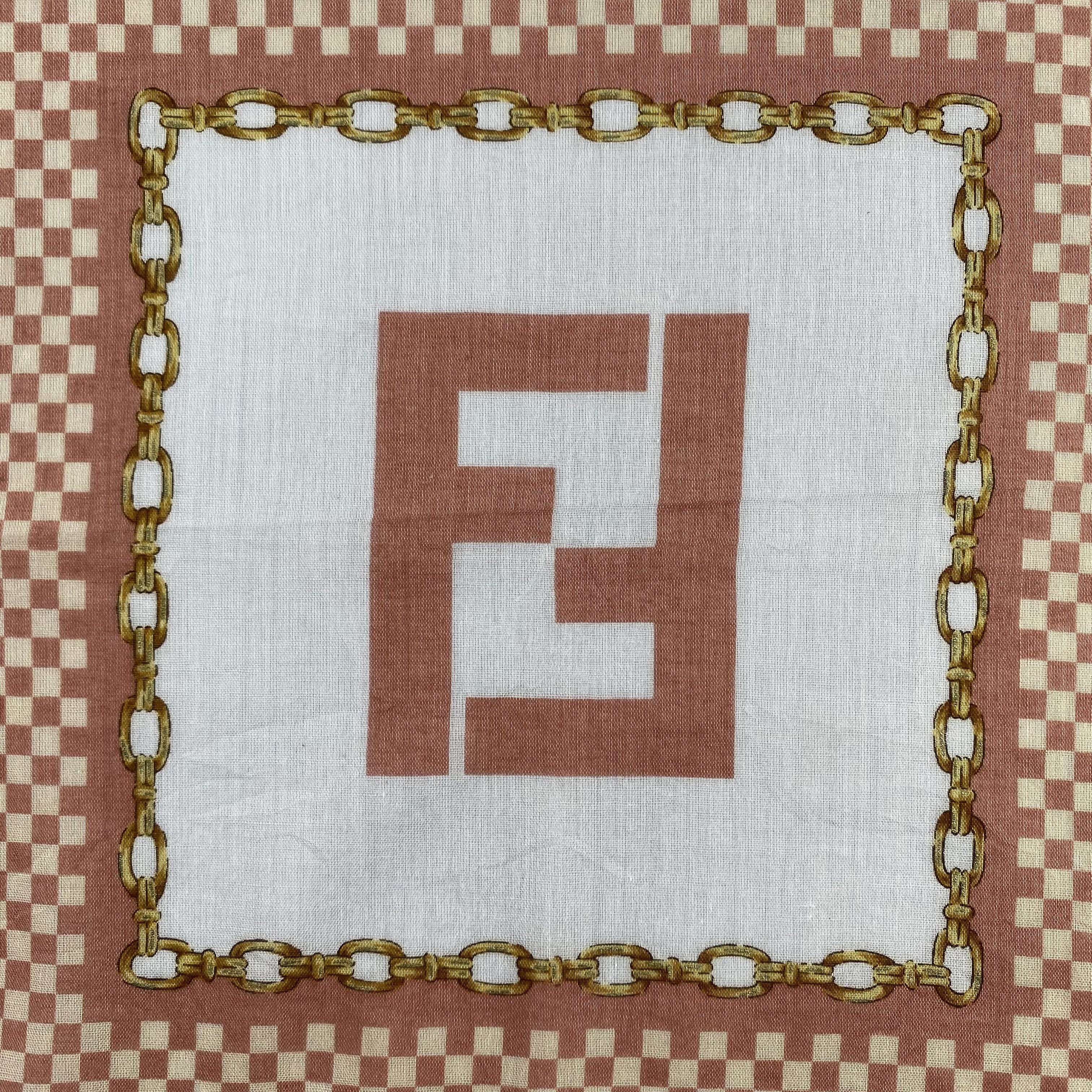 Vintage Fendi Handkerchief / Neckerchief / Bandana-P842 Size ONE SIZE - 4 Thumbnail