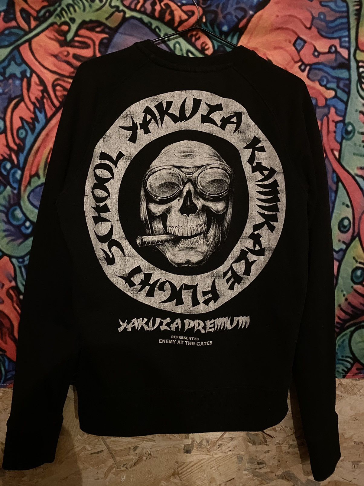 Vintage Japanese Yakuza Ninja Tattoo Full Print Sweatshirt