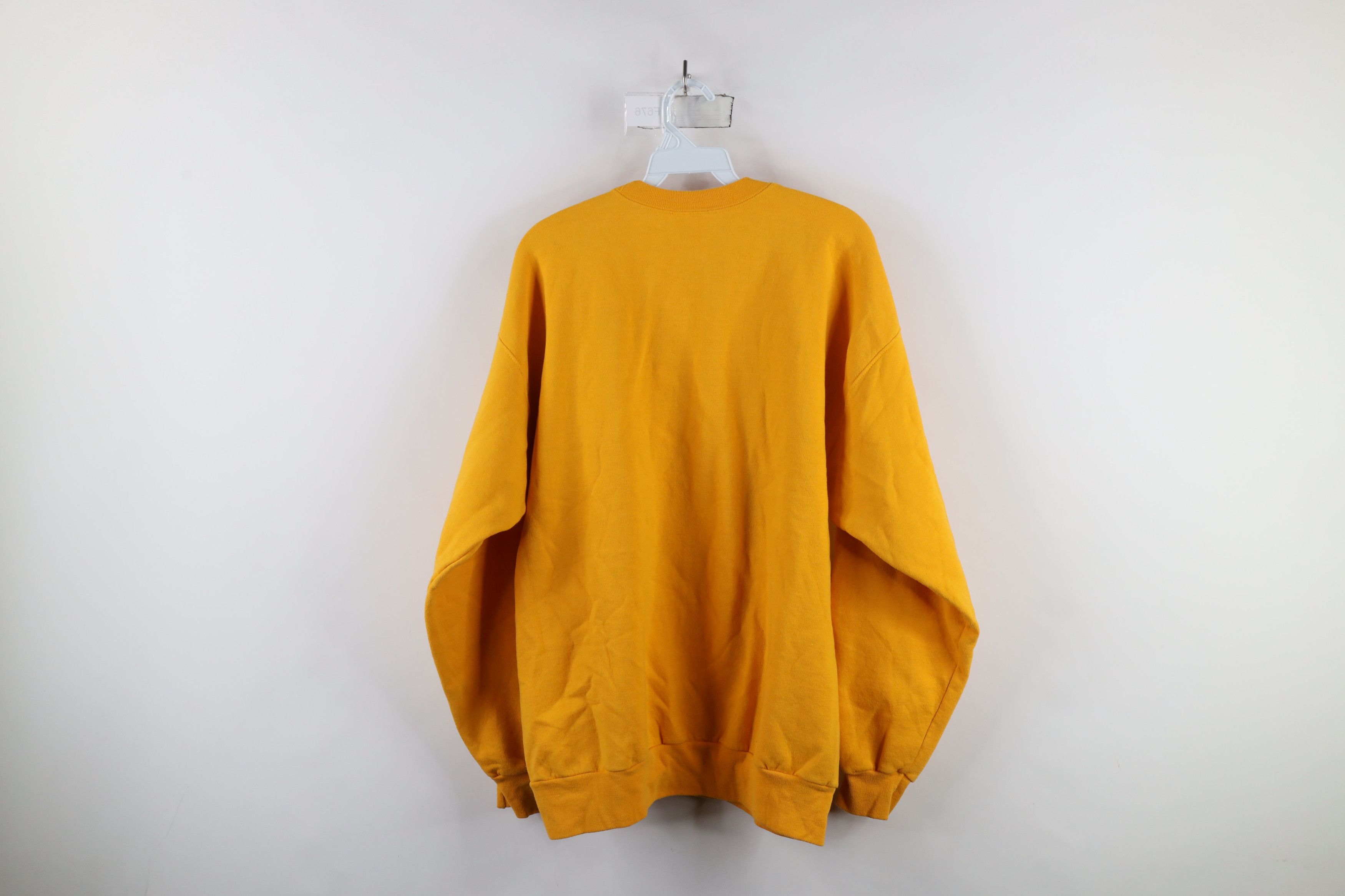 Vintage Vintage 90s Streetwear Faded Blank Crewneck Sweatshirt Size US L / EU 52-54 / 3 - 9 Thumbnail