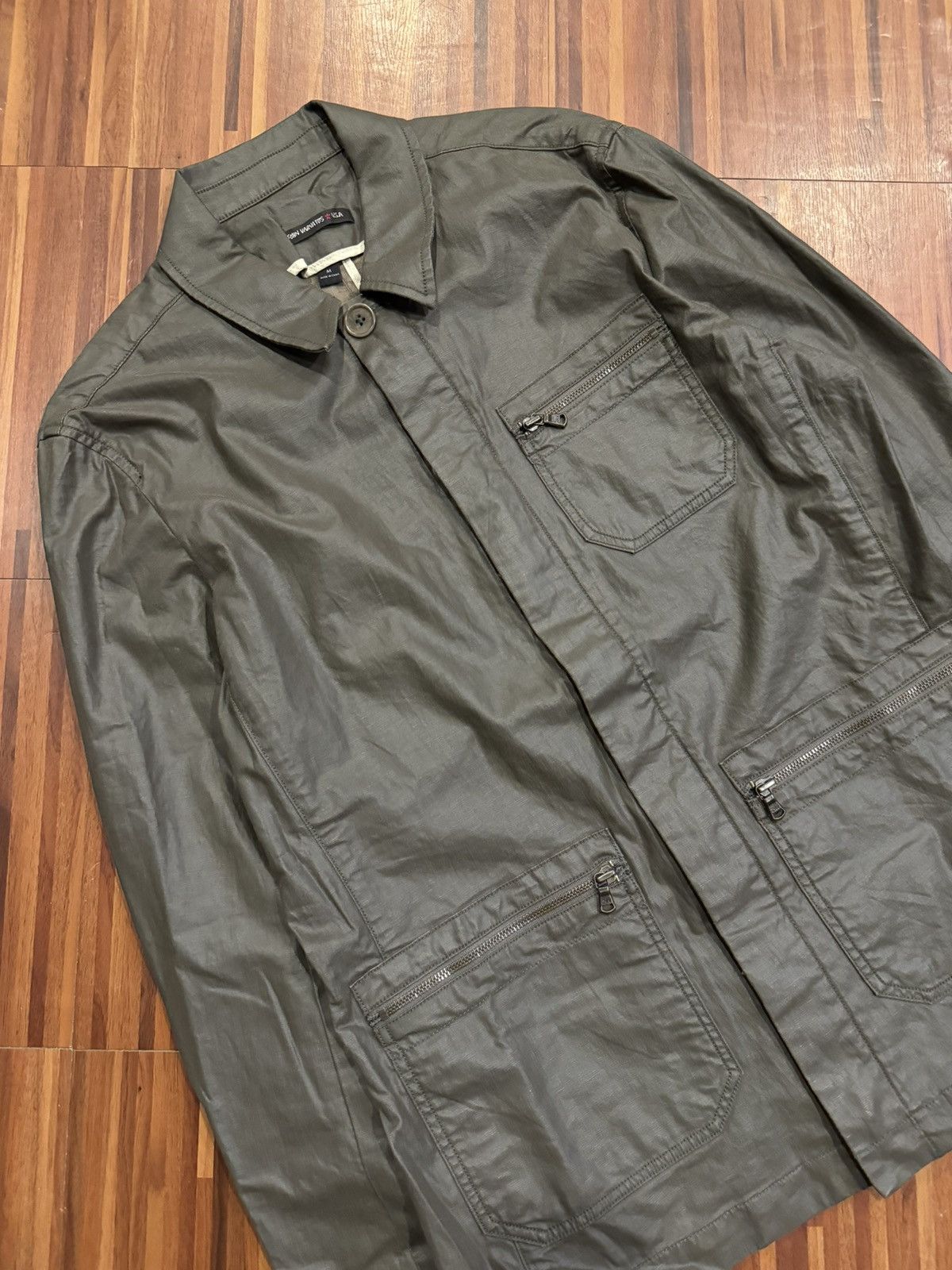 John Varvatos John varvatos | Leather Multi Pocket Jacket | Size US M / EU 48-50 / 2 - 2 Thumbnail