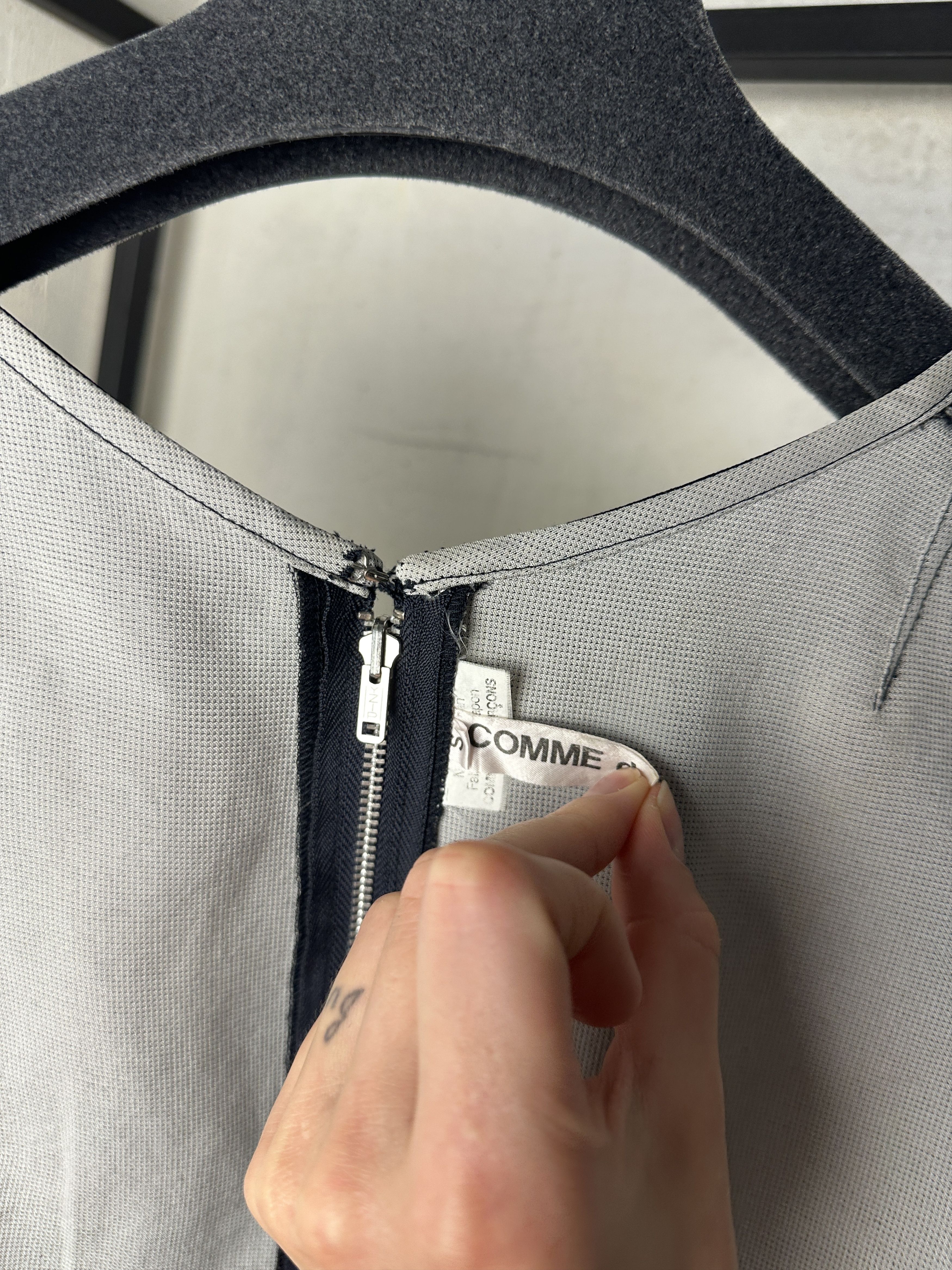 Comme des Garcons Comme Des Garçons Stripped Vest Top on Zip Size S / US 4 / IT 40 - 8 Thumbnail