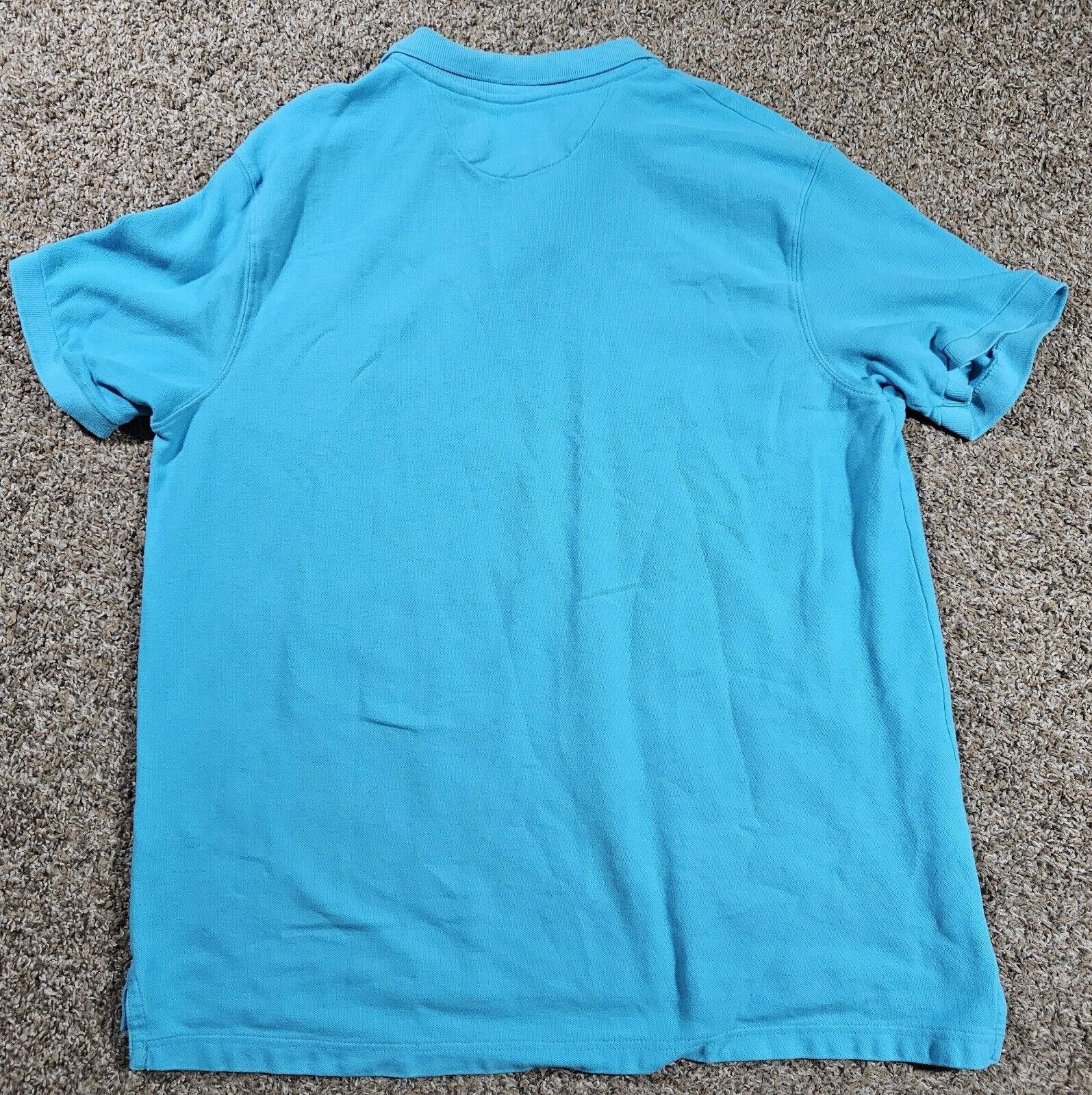Chaps CHAPS Golf 2 Button POLO Shirt Light Blue Casual - Mens 2XL Size US XXL / EU 58 / 5 - 7 Thumbnail