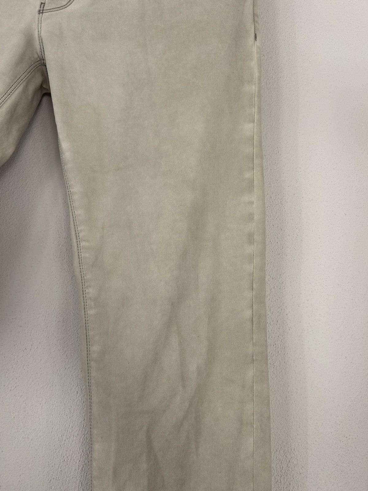 Prada Slim Fit Beige Washed Jeans Size US 34 / EU 50 - 5 Thumbnail