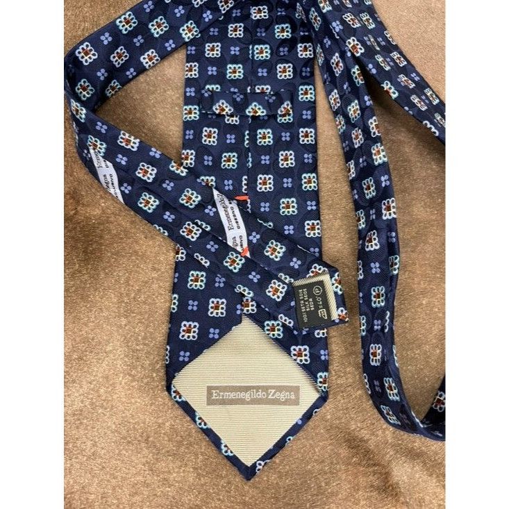 Ermenegildo Zegna Ermenegildo Zegna Daisies Silk Tie Floral Made in Italy Size ONE SIZE - 3 Thumbnail