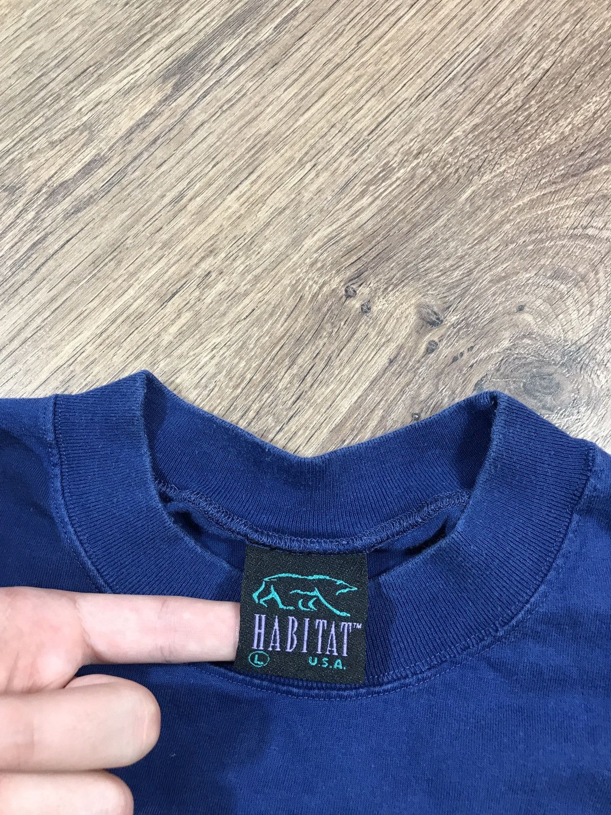 Habitat × Vintage Vintage 90s Habitat Animal Rare T Shirt Size US L / EU 52-54 / 3 - 8 Thumbnail