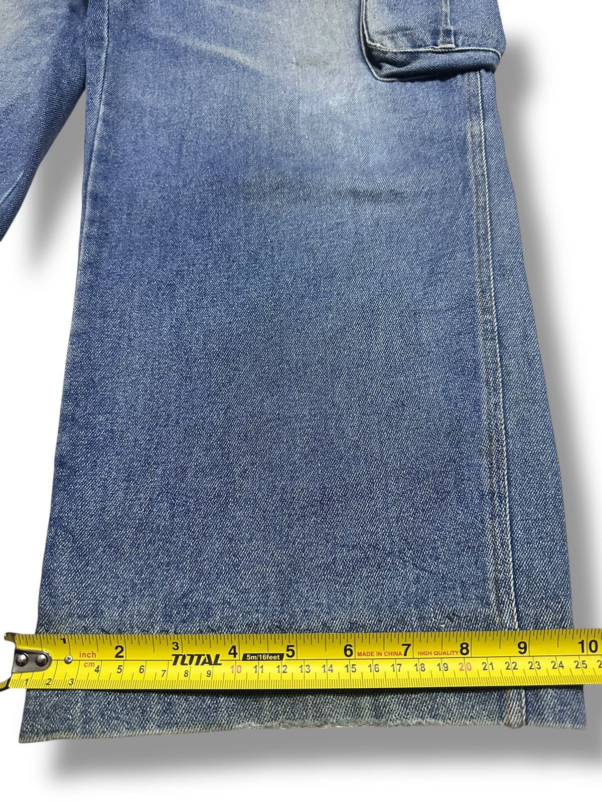Japanese Brand Vintage Japanese Baggy Loose Style Jeans With Faded Wash Size US 33 - 7 Thumbnail