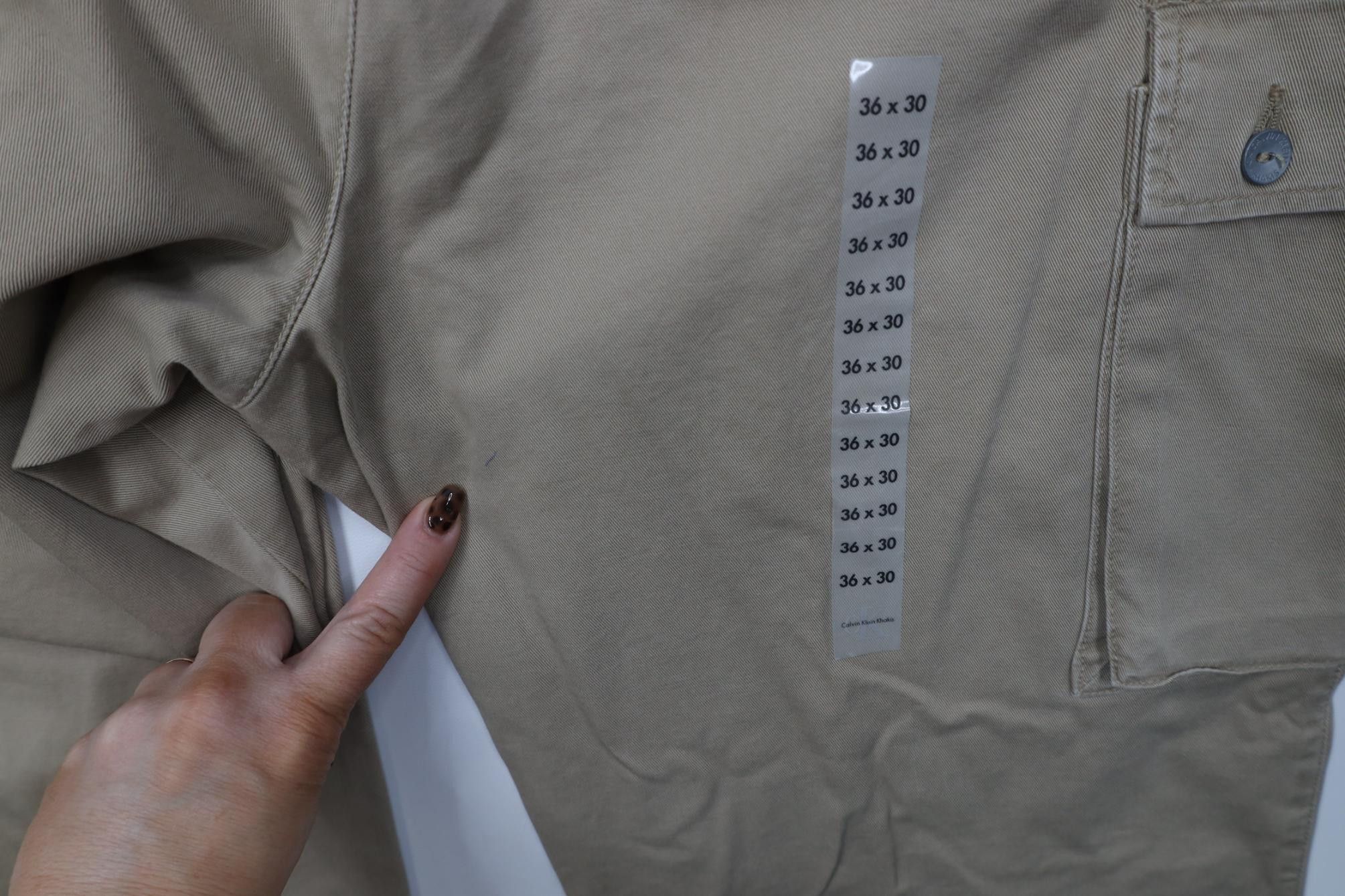 Calvin Klein Deadstock Vintage 90s Y2K Calvin Klein Wide Leg Cargo Pants Size US 36 / EU 52 - 12 Thumbnail