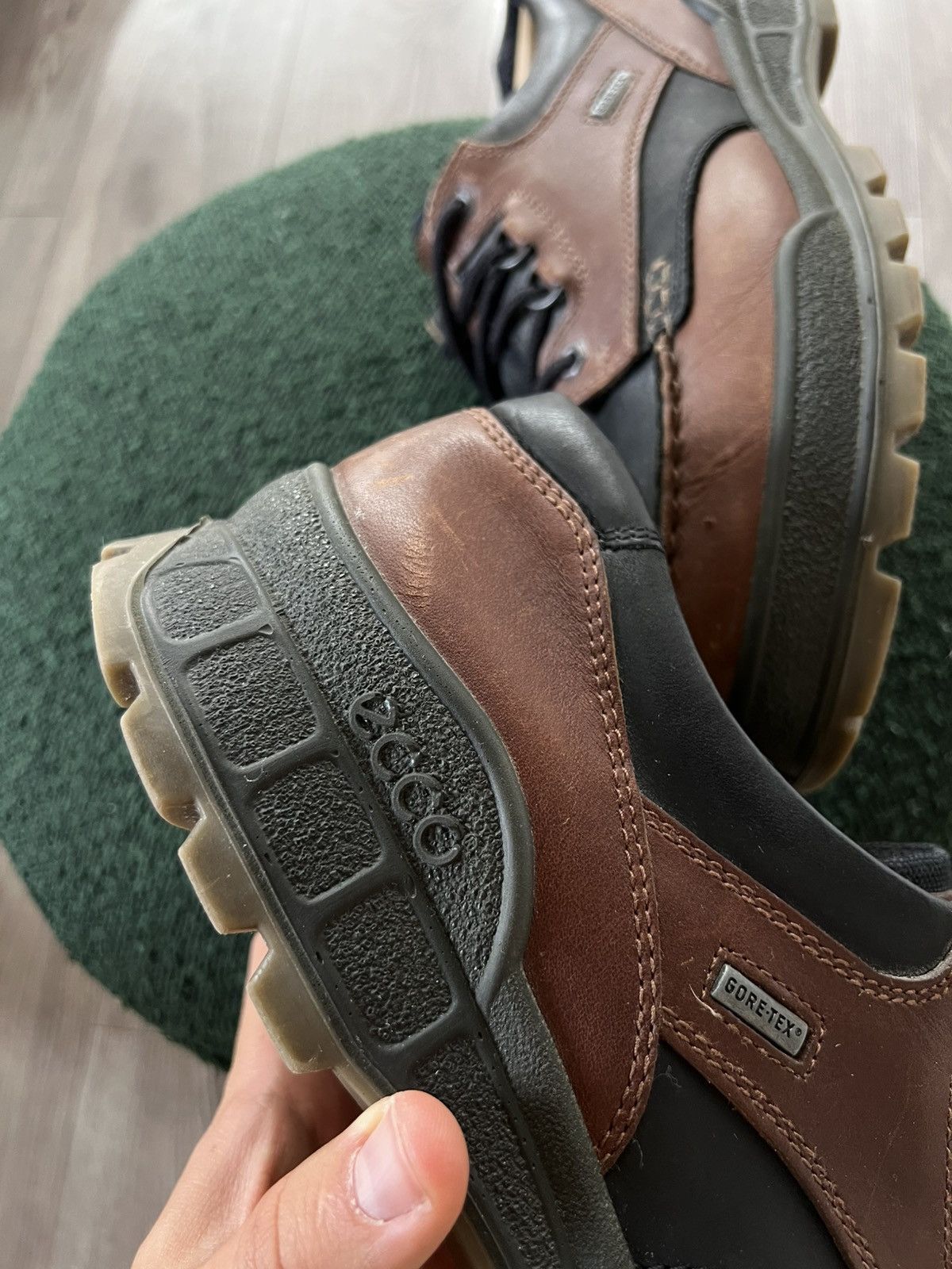 Ecco Vintage Ecco Gore-Tex Leather Casual Old Money GTX Boots Size US 11.5 / EU 44-45 - 4 Thumbnail