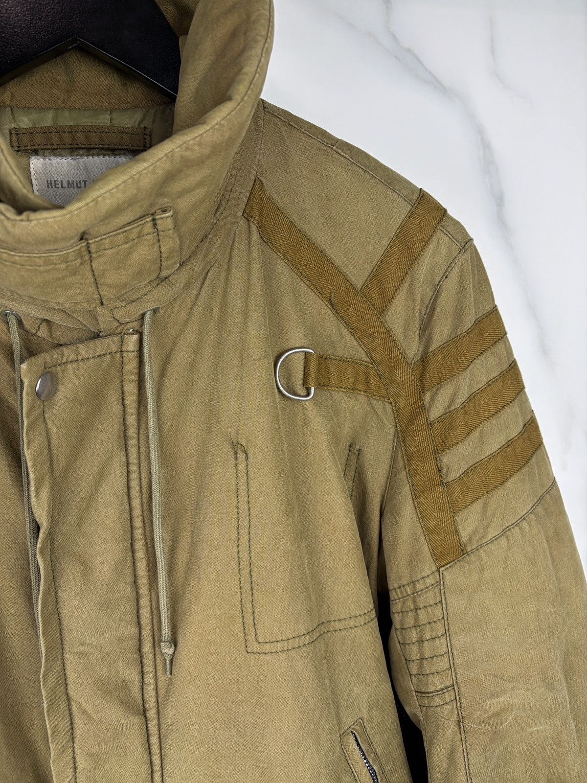 Helmut Lang AW99 Helmut Lang Astro Biker Bomber Jacket High Neck Size US S / EU 44-46 / 1 - 3 Thumbnail