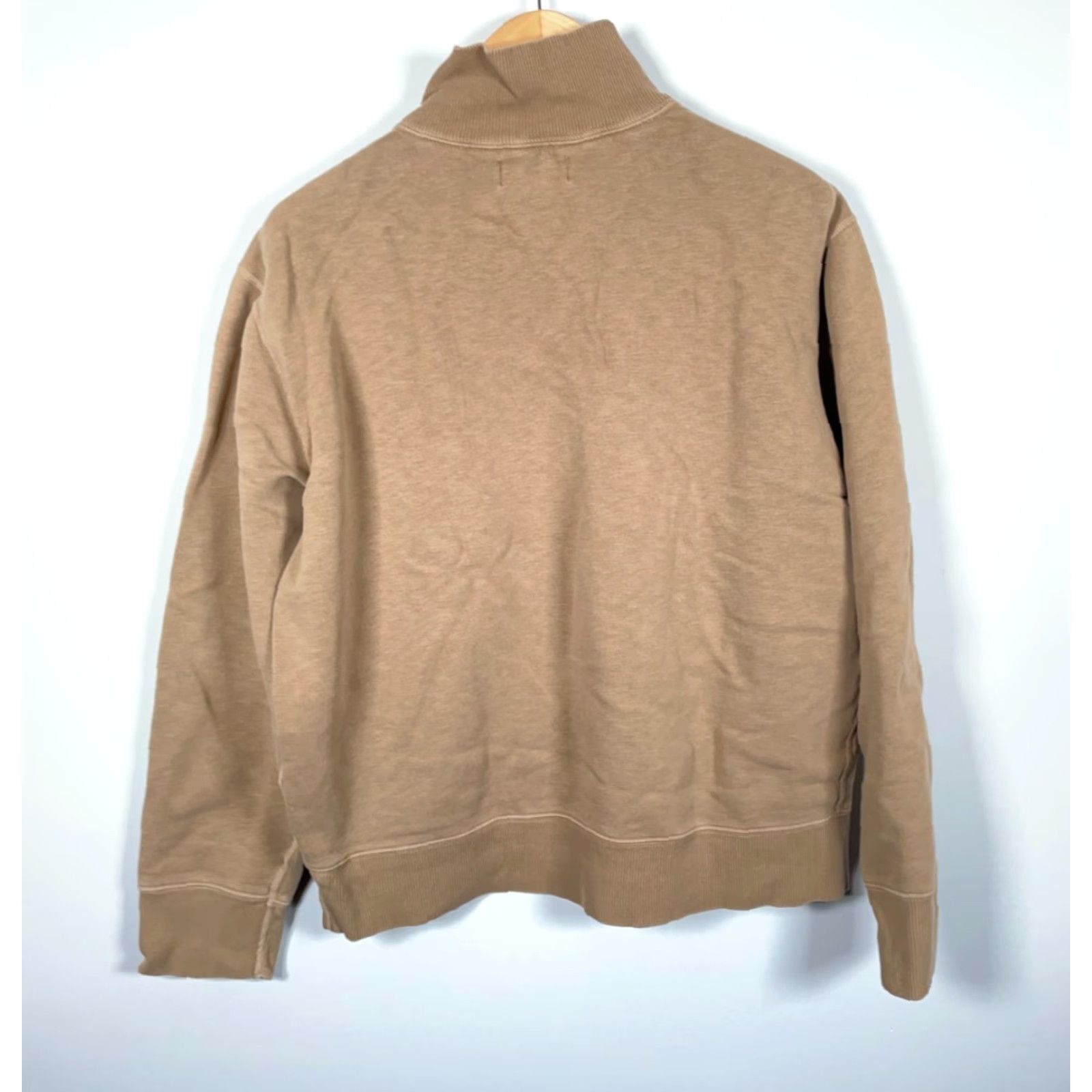Polo Ralph Lauren Polo Ralph Lauren Sweater Men's XL Light Brown Cotton Mock Neck Henley Size US XL / EU 56 / 4 - 2 Thumbnail