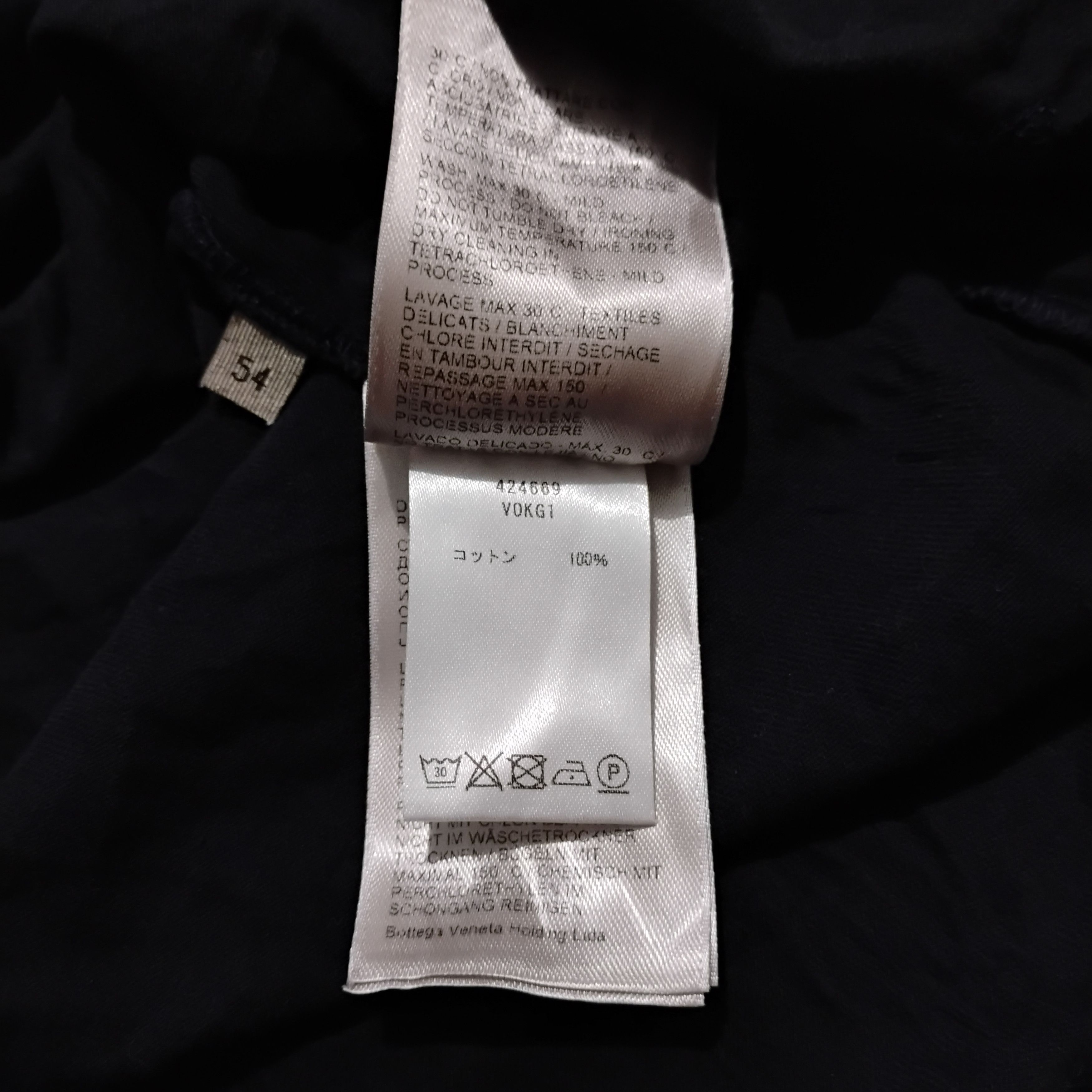 Bottega Veneta Bottega Veneta Embroidered Butterfly Logo T Shirt Size US L / EU 52-54 / 3 - 6 Thumbnail